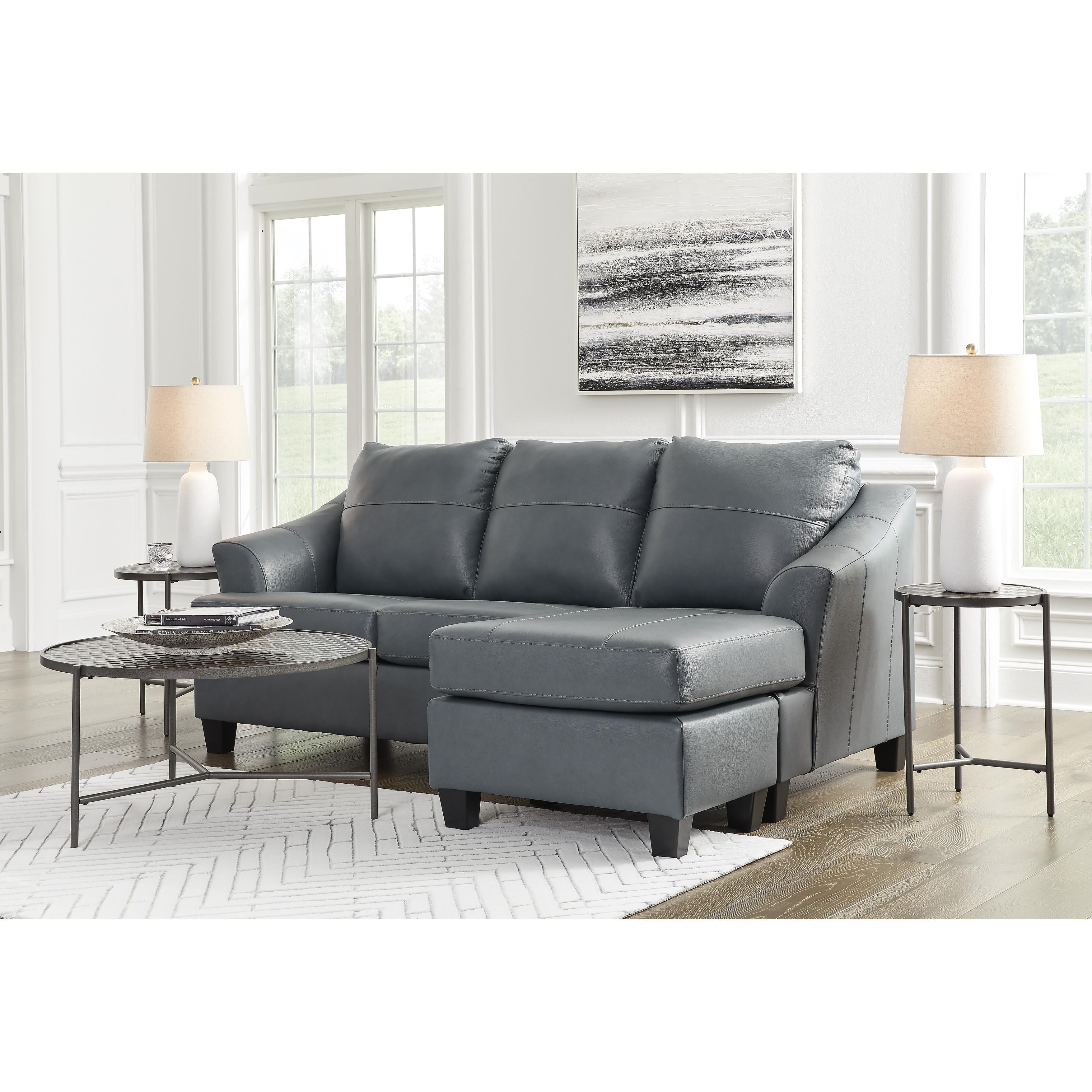 Signature Design by Ashley Genoa Stationary Leather Match Sofa 4770518 IMAGE 9