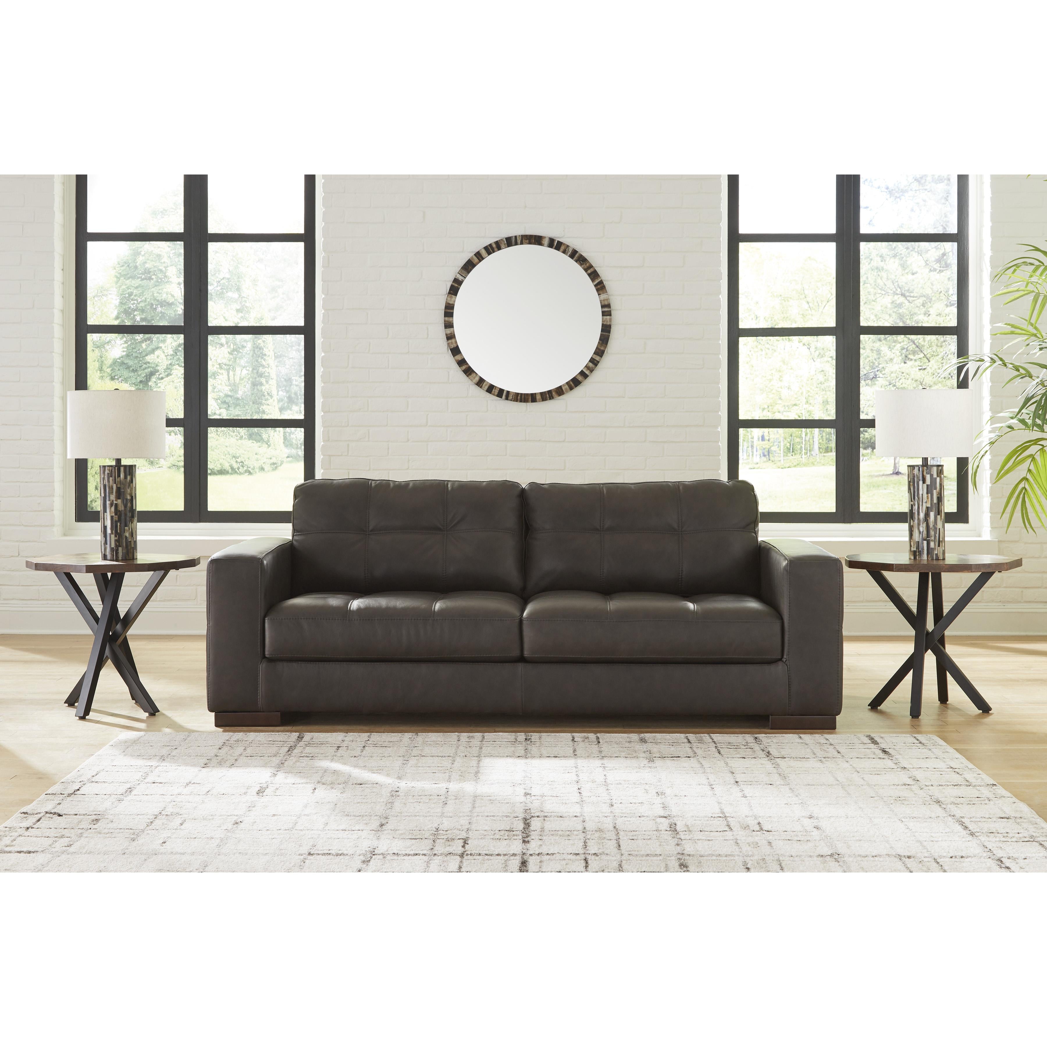 Signature Design by Ashley Luigi Stationary Leather Match Sofa 5650638 IMAGE 5