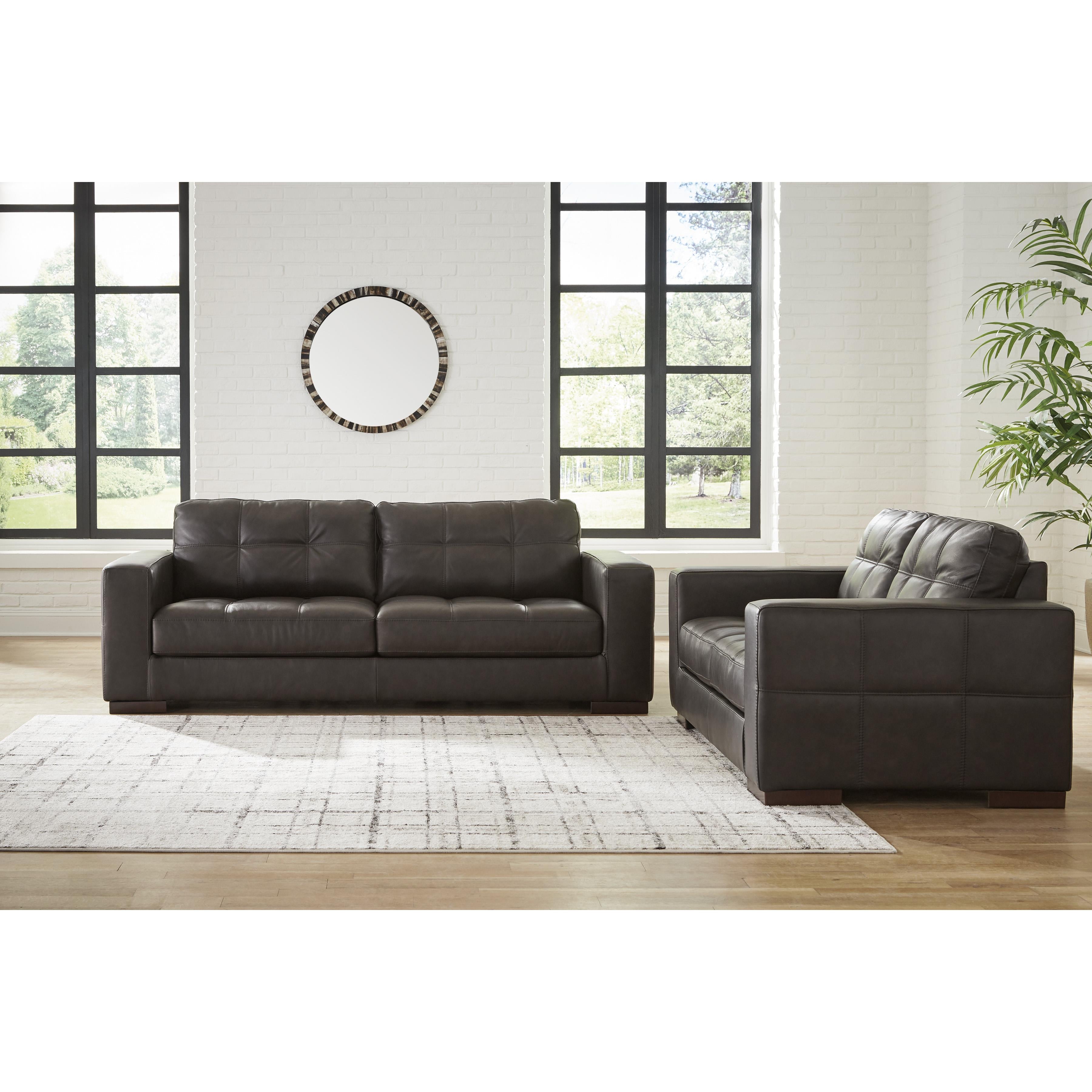 Signature Design by Ashley Luigi Stationary Leather Match Sofa 5650638 IMAGE 6