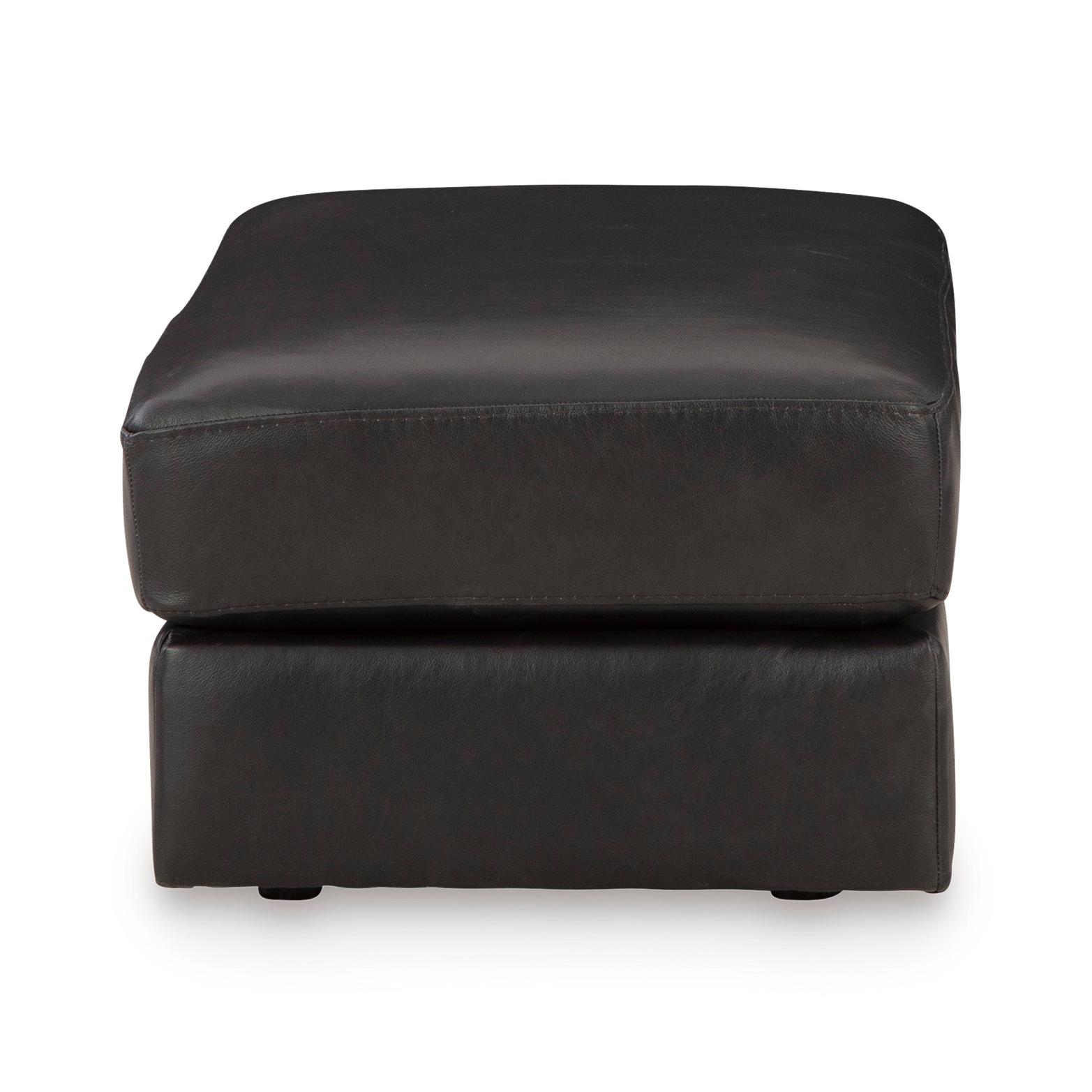 Signature Design by Ashley Amiata Leather Match Ottoman 5740514 IMAGE 3