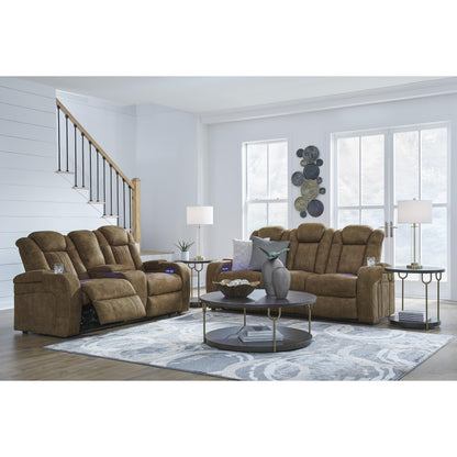 Signature Design by Ashley Wolfridge Power Reclining Leather Look Sofa 6070315 IMAGE 16