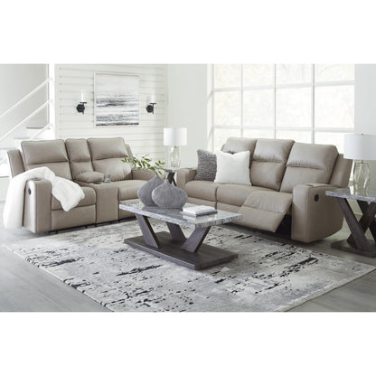 Signature Design by Ashley Lavenhorne Reclining Leather Look Sofa 6330789 IMAGE 11