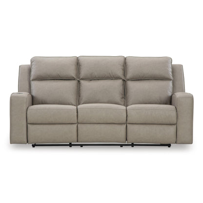 Signature Design by Ashley Lavenhorne Reclining Leather Look Sofa 6330789 IMAGE 3