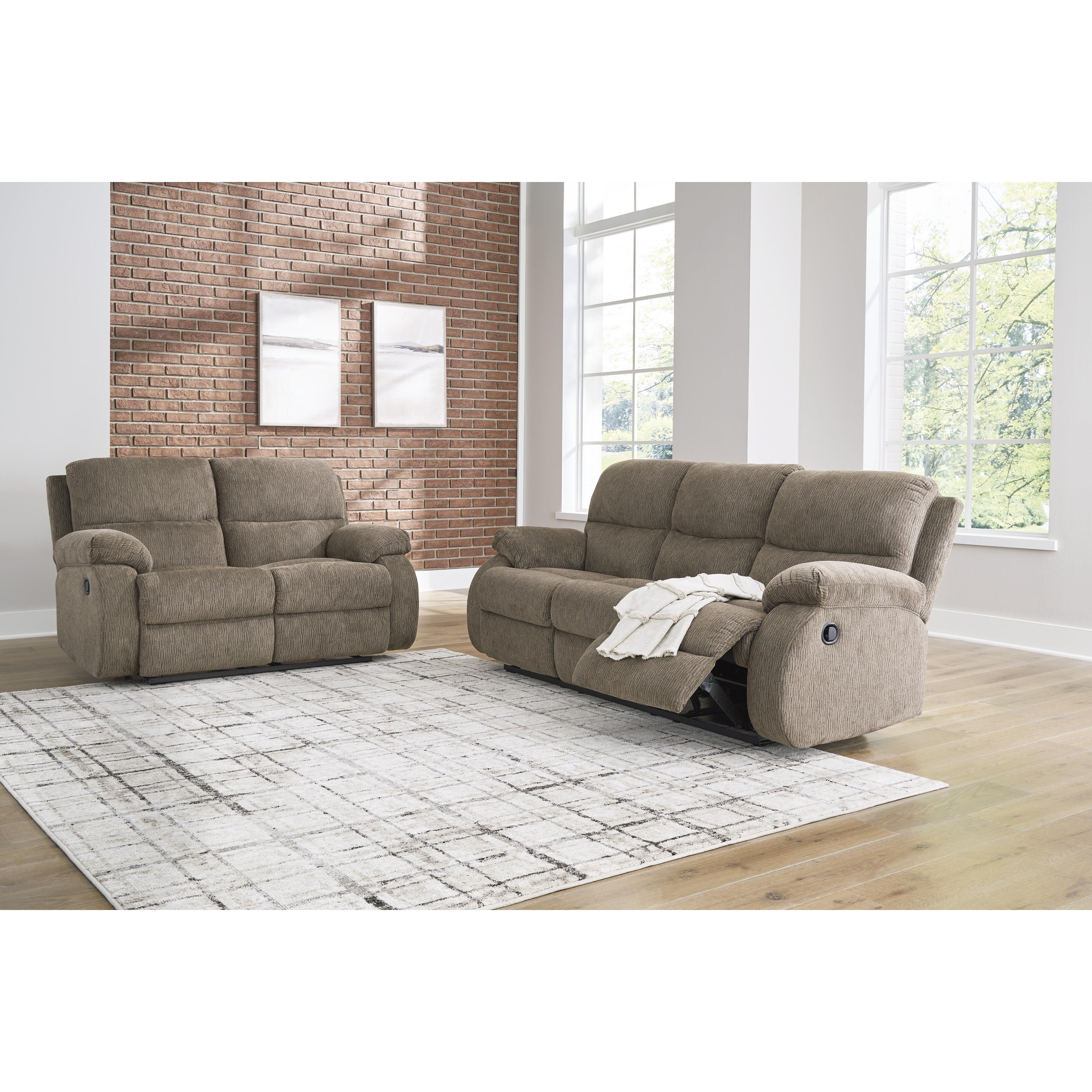 Signature Design by Ashley Scranto Reclining Fabric Loveseat 6650486 IMAGE 8