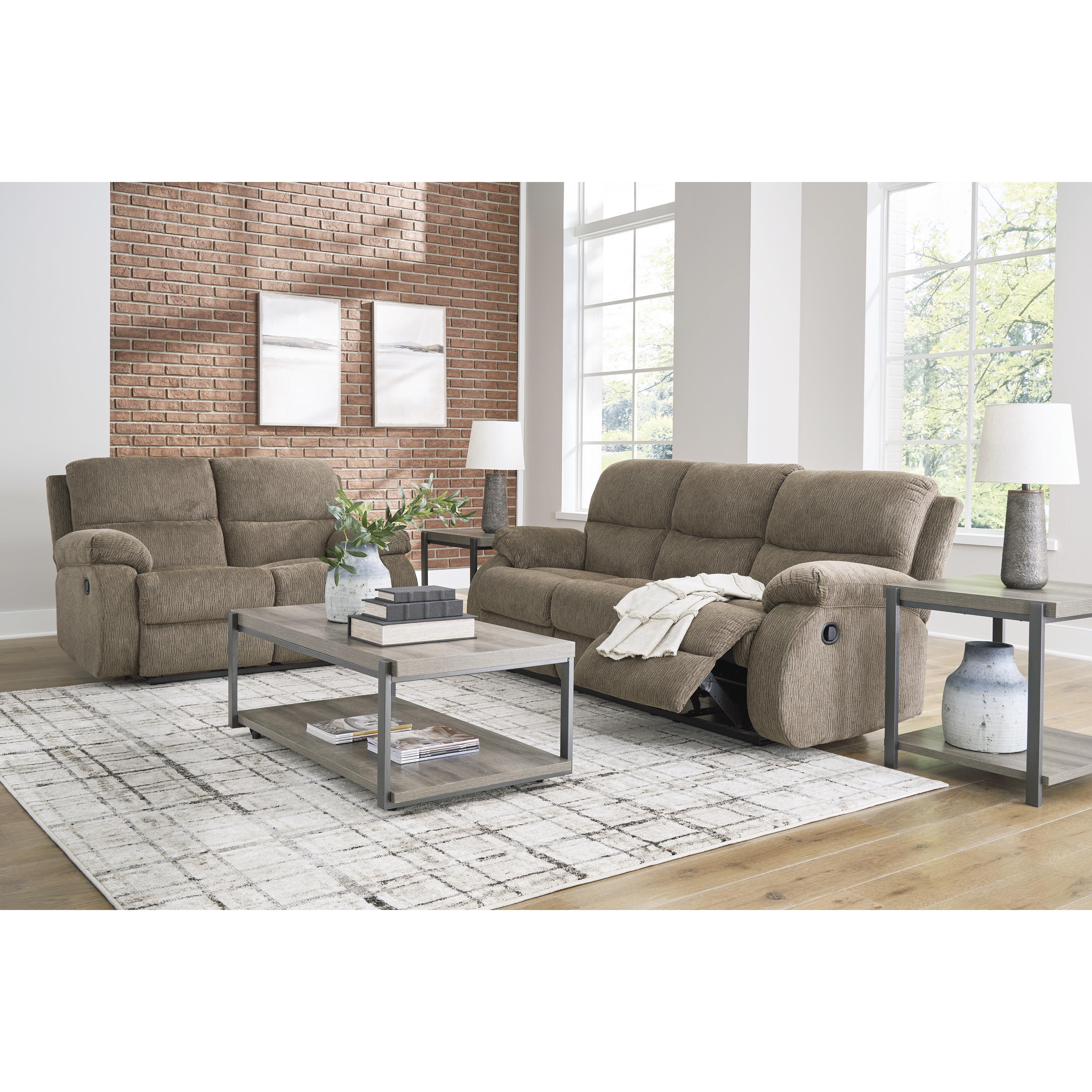 Signature Design by Ashley Scranto Reclining Fabric Loveseat 6650486 IMAGE 9