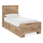 Signature Design by Ashley Hyanna Twin Panel Bed with Storage B1050-53/B1050-52/B1050-50/B1050-89/B100-11 IMAGE 1