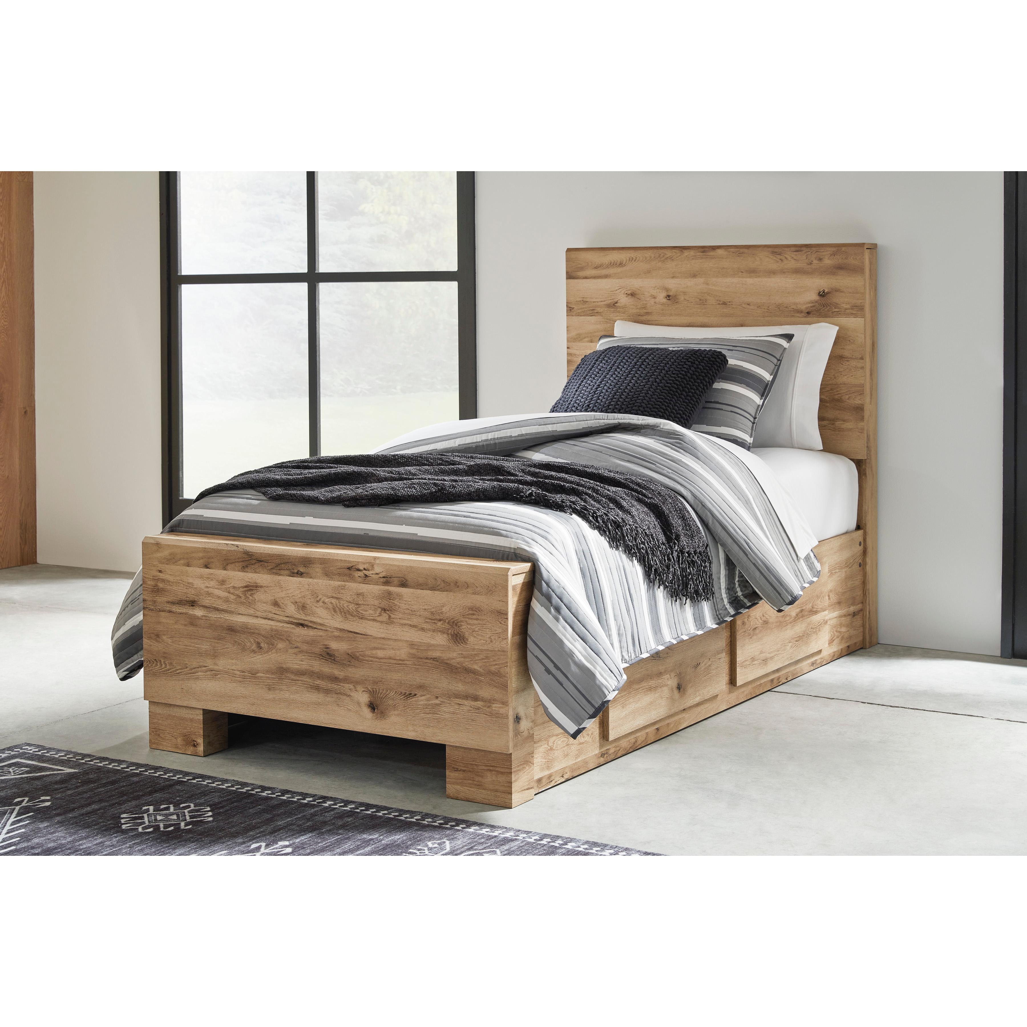 Signature Design by Ashley Hyanna Twin Panel Bed with Storage B1050-53/B1050-52/B1050-50/B1050-89/B100-11 IMAGE 4