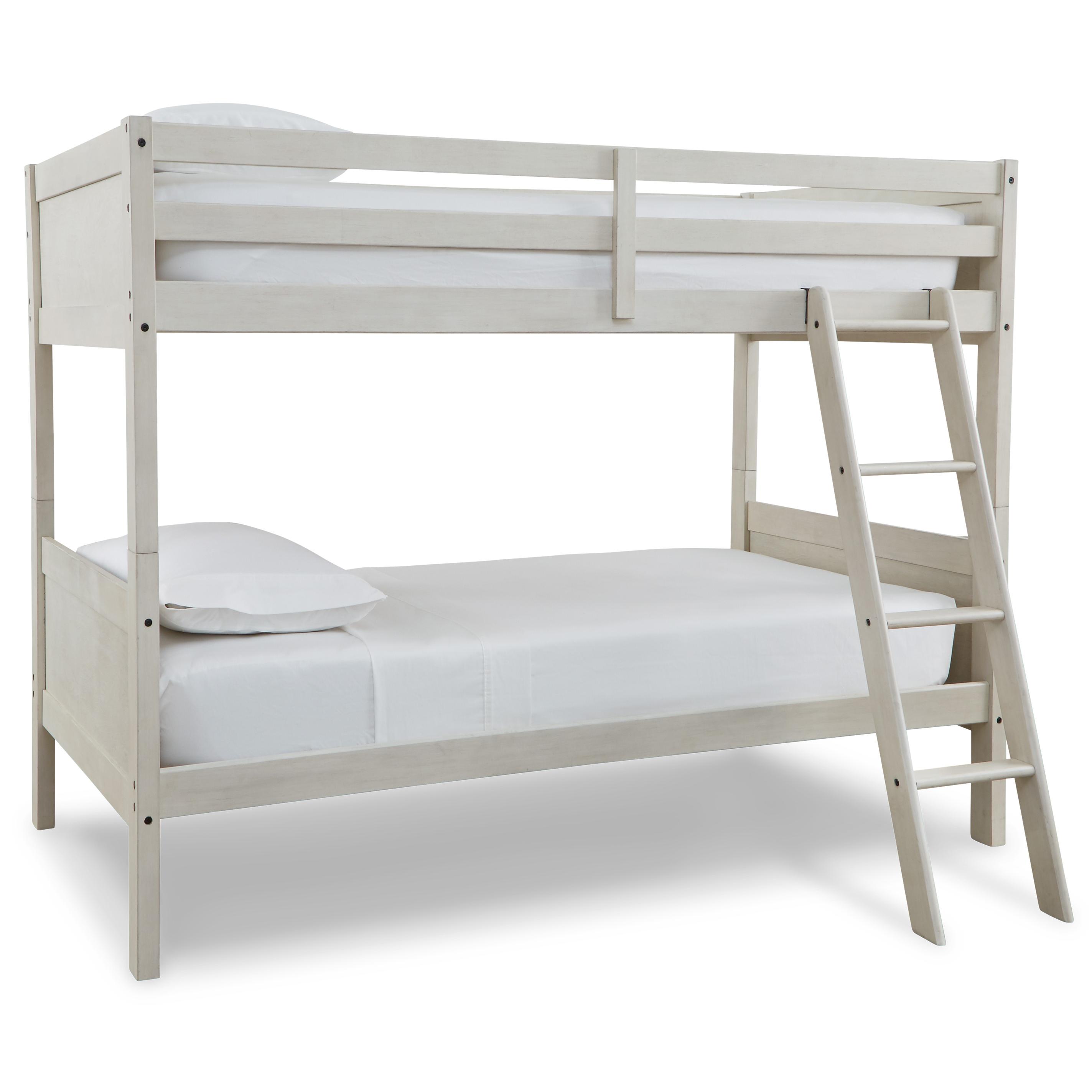 Signature Design by Ashley Robbinsdale B742 59 Twin Twin Bunk Bed w La American Furniture of Slidell
