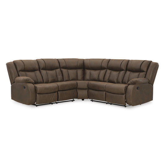 Signature Design by Ashley Trail Boys Reclining Leather Look 2 pc Sectional 8270348/8270350 IMAGE 1