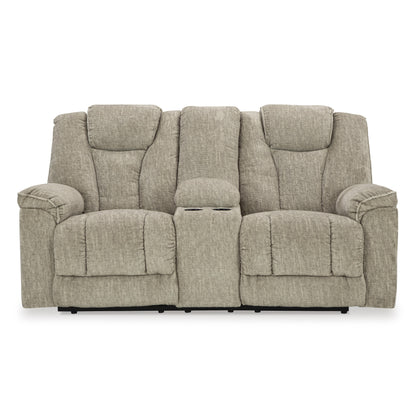 Signature Design by Ashley Hindmarsh Power Reclining Fabric Loveseat 9030918 IMAGE 4