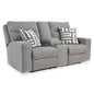 Signature Design by Ashley Biscoe Power Reclining Fabric Loveseat 9050318 IMAGE 1