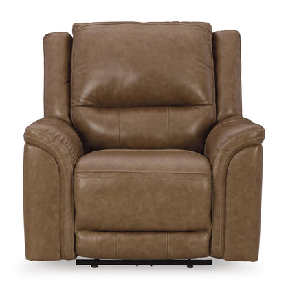 Signature Design by Ashley Trasimeno Power Leather Match Recliner U8281513 IMAGE 3