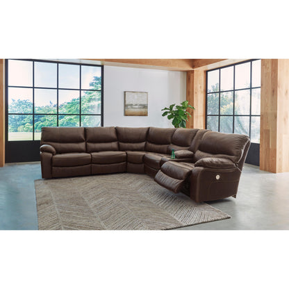 Signature Design by Ashley Family Circle Power Reclining Leather Look 3 pc Sectional U8290263/U8290277/U8290290 IMAGE 3