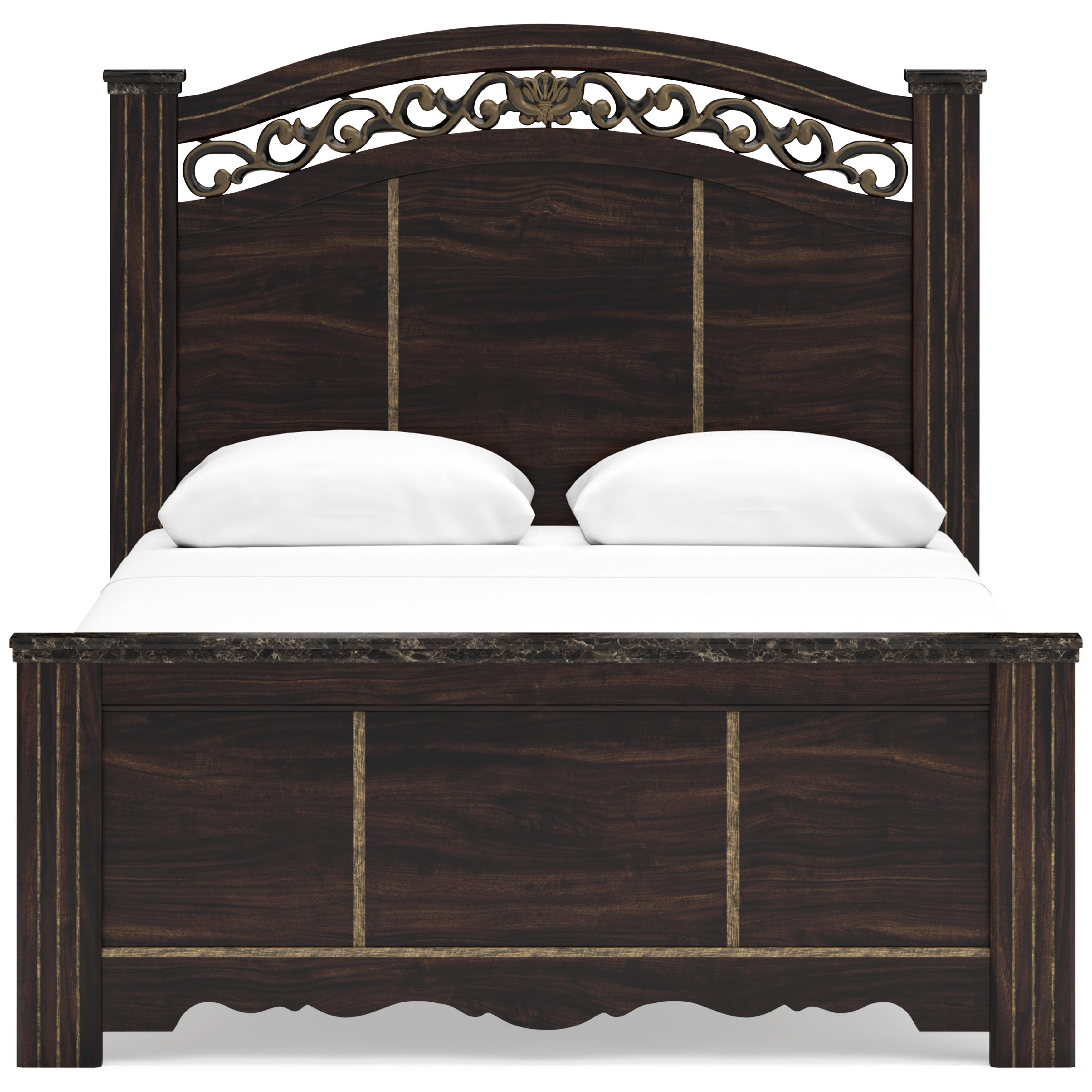 Signature Design by Ashley Glosmount Queen Poster Bed B1055-67/B1055-64/B1055-96 IMAGE 2