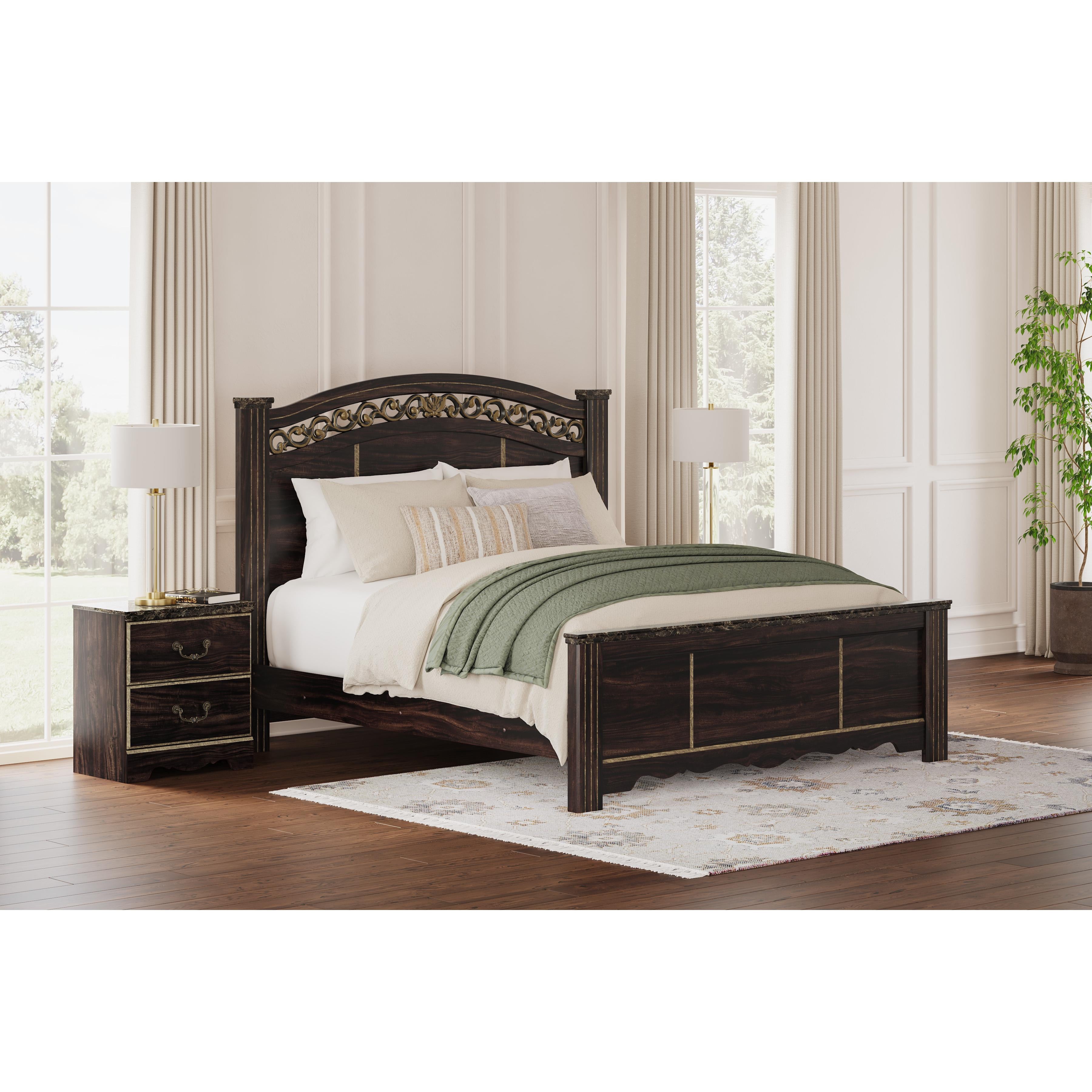 Signature Design by Ashley Glosmount King Poster Bed B1055-66/B1055-68/B1055-97 IMAGE 6