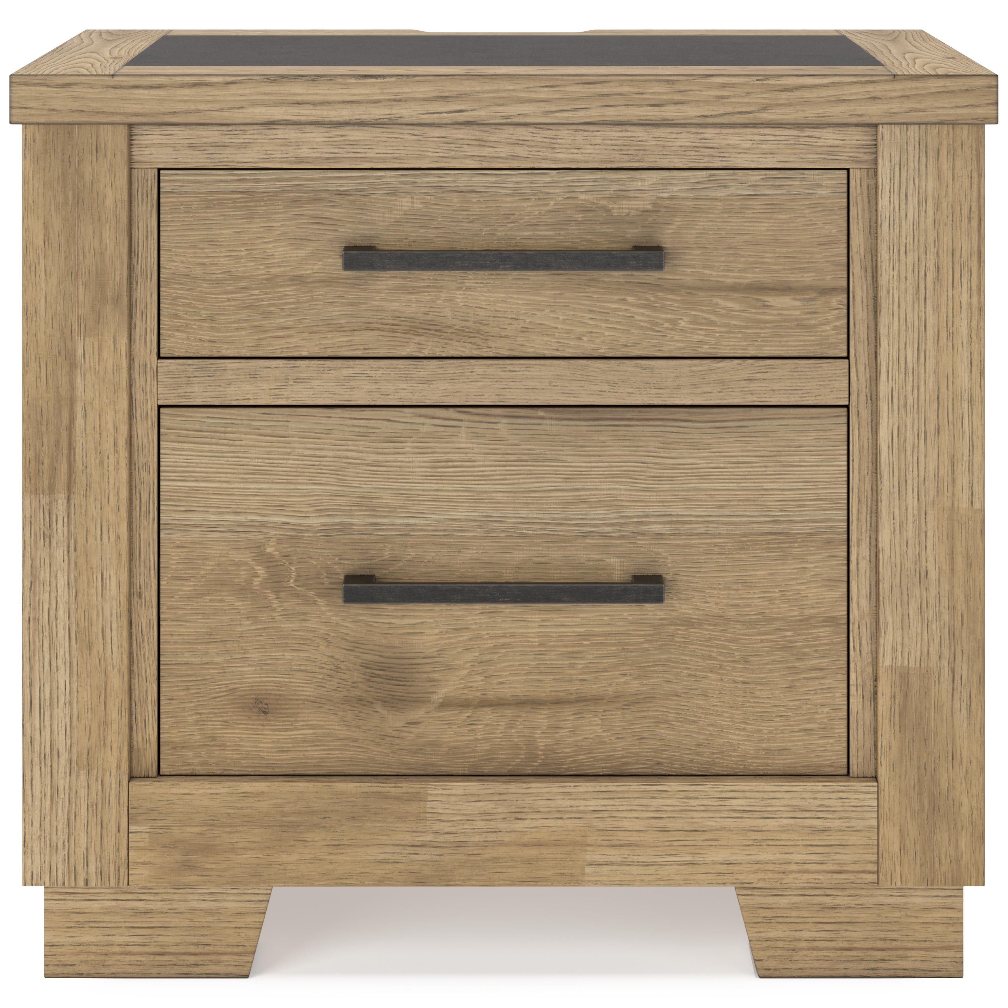 Signature Design by Ashley Galliden 2-Drawer Nightstand B841-92 IMAGE 3