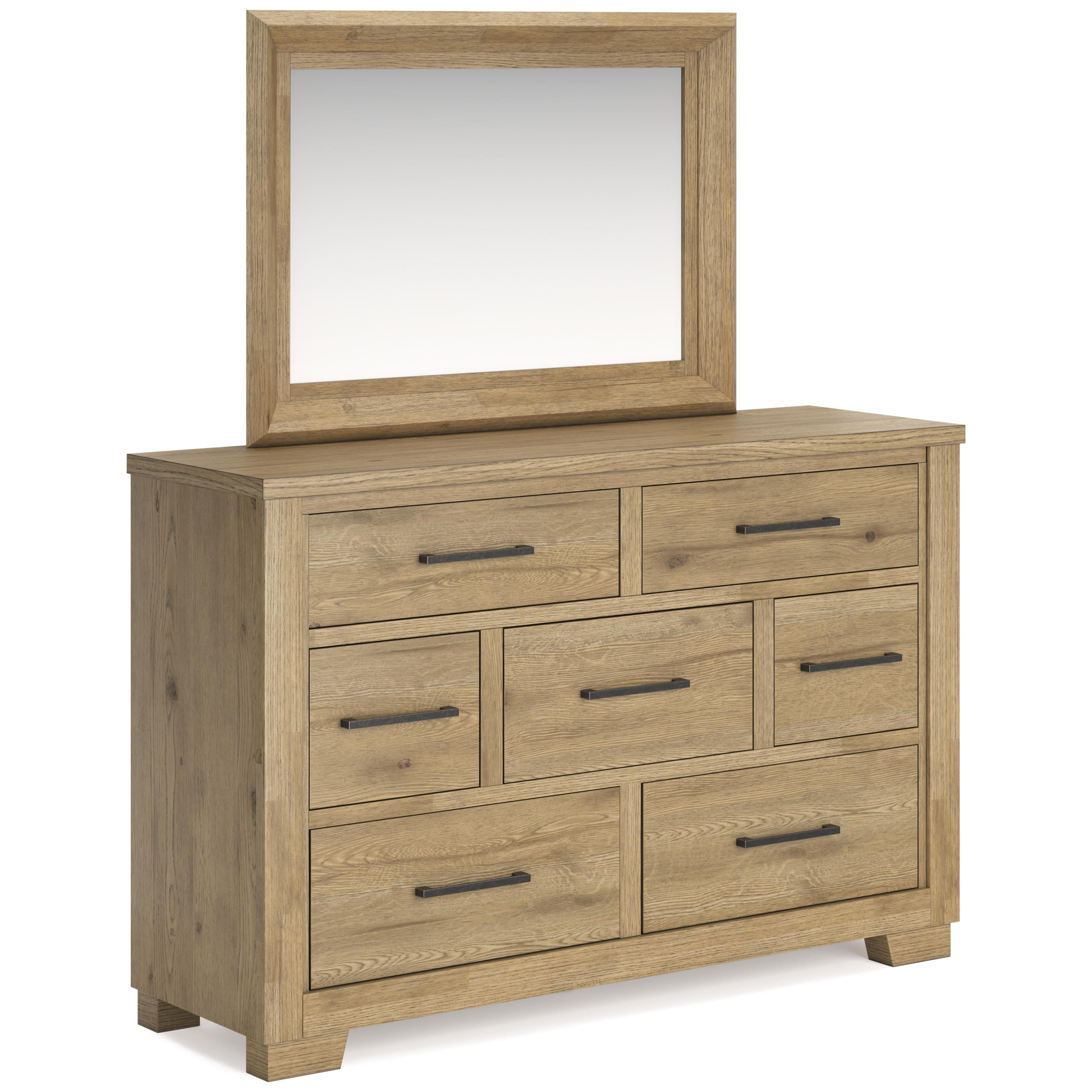 Signature Design by Ashley Galliden Dresser with Mirror B841-31/B841-36 IMAGE 1