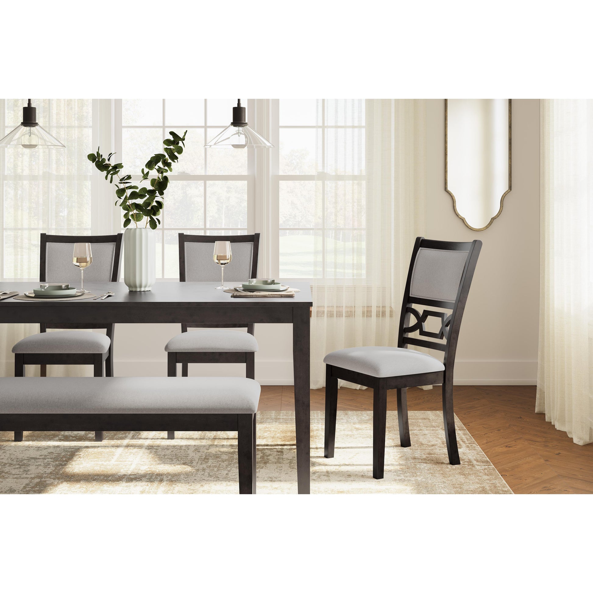 Signature Design by Ashley Langwest 6 pc Dinette D422-325 IMAGE 4