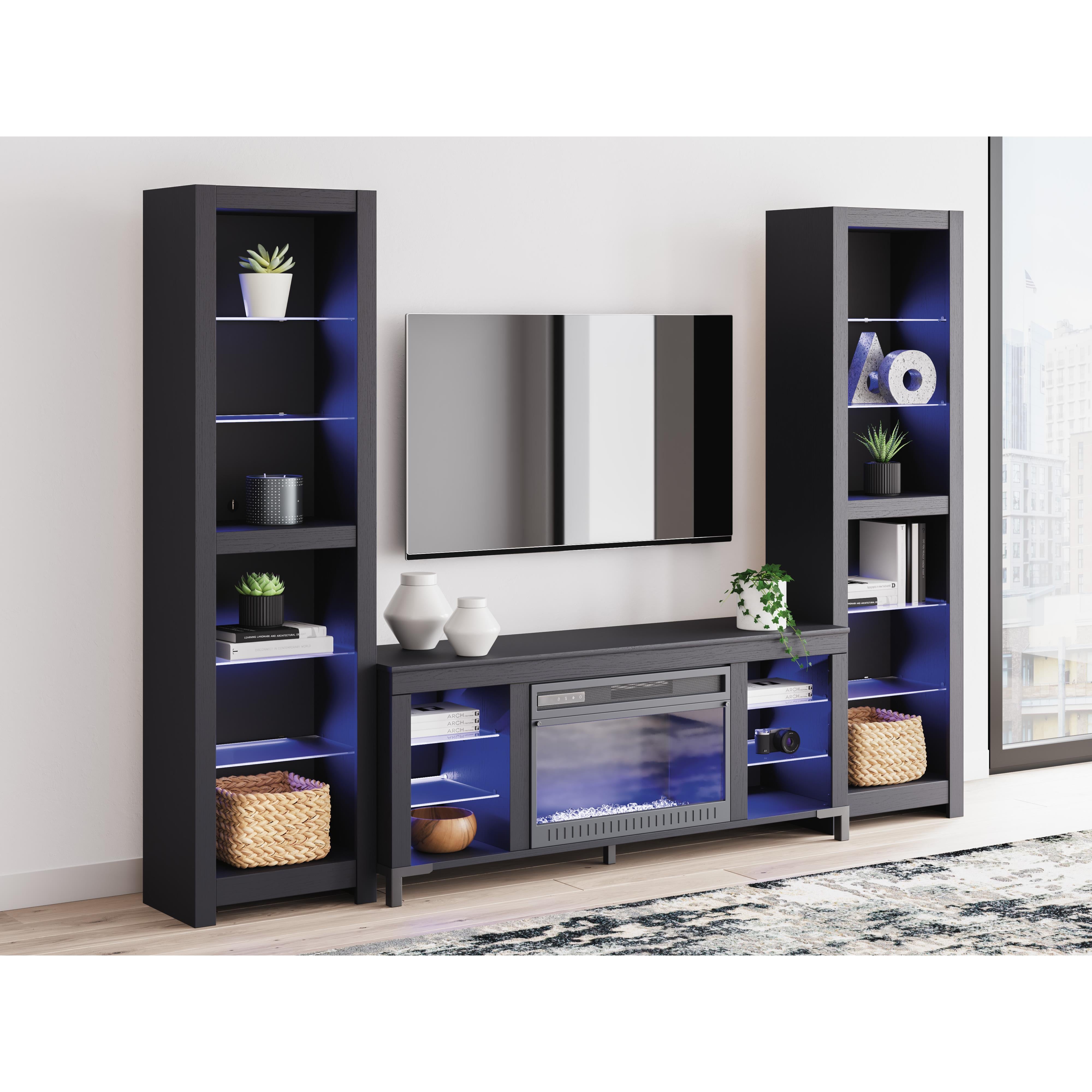 Signature Design by Ashley Cayberry 3 pc Entertainment Center with Electric Fireplace W2721-168/W2721-24/W2721-24 IMAGE 8