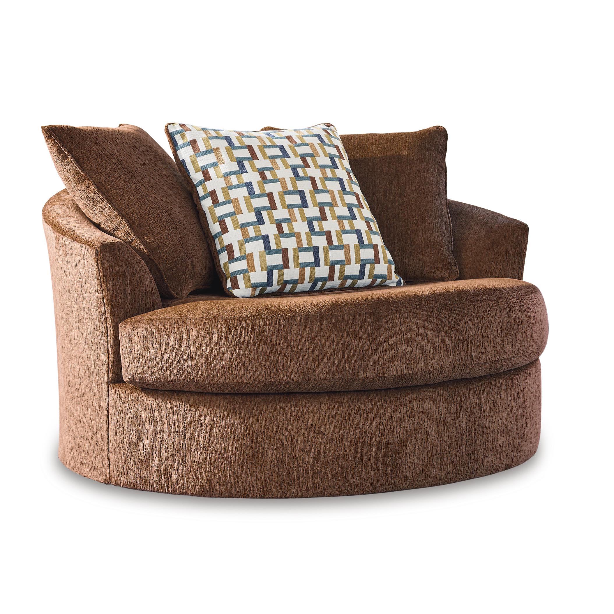 Ashley Laylabrook Swivel Fabric Accent Chair 9220421 American Furniture of Slidell