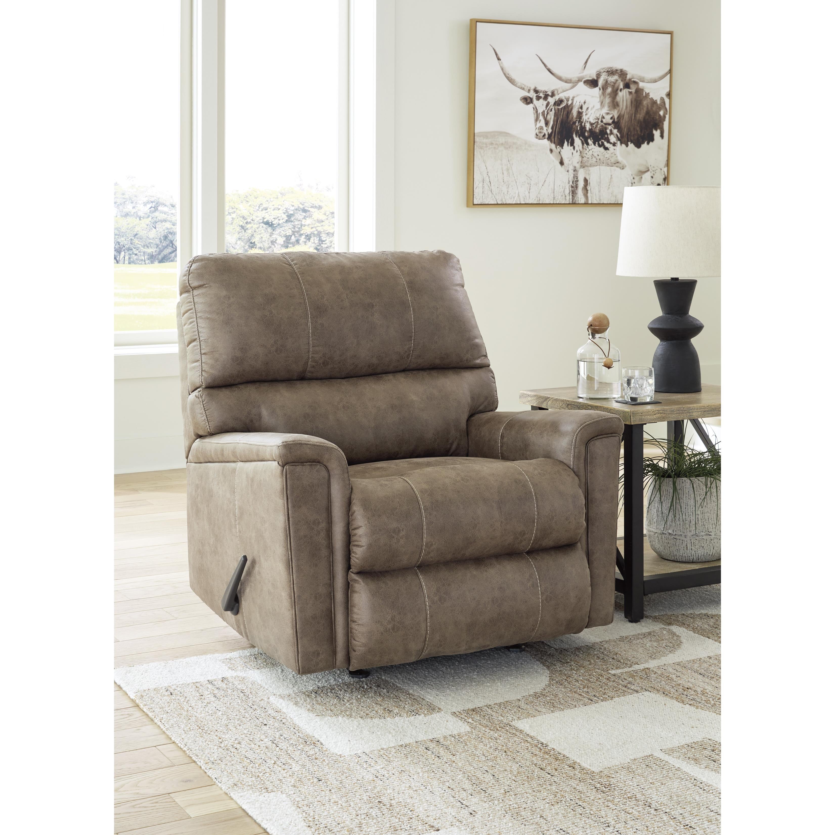 Ashley furniture brown recliner online