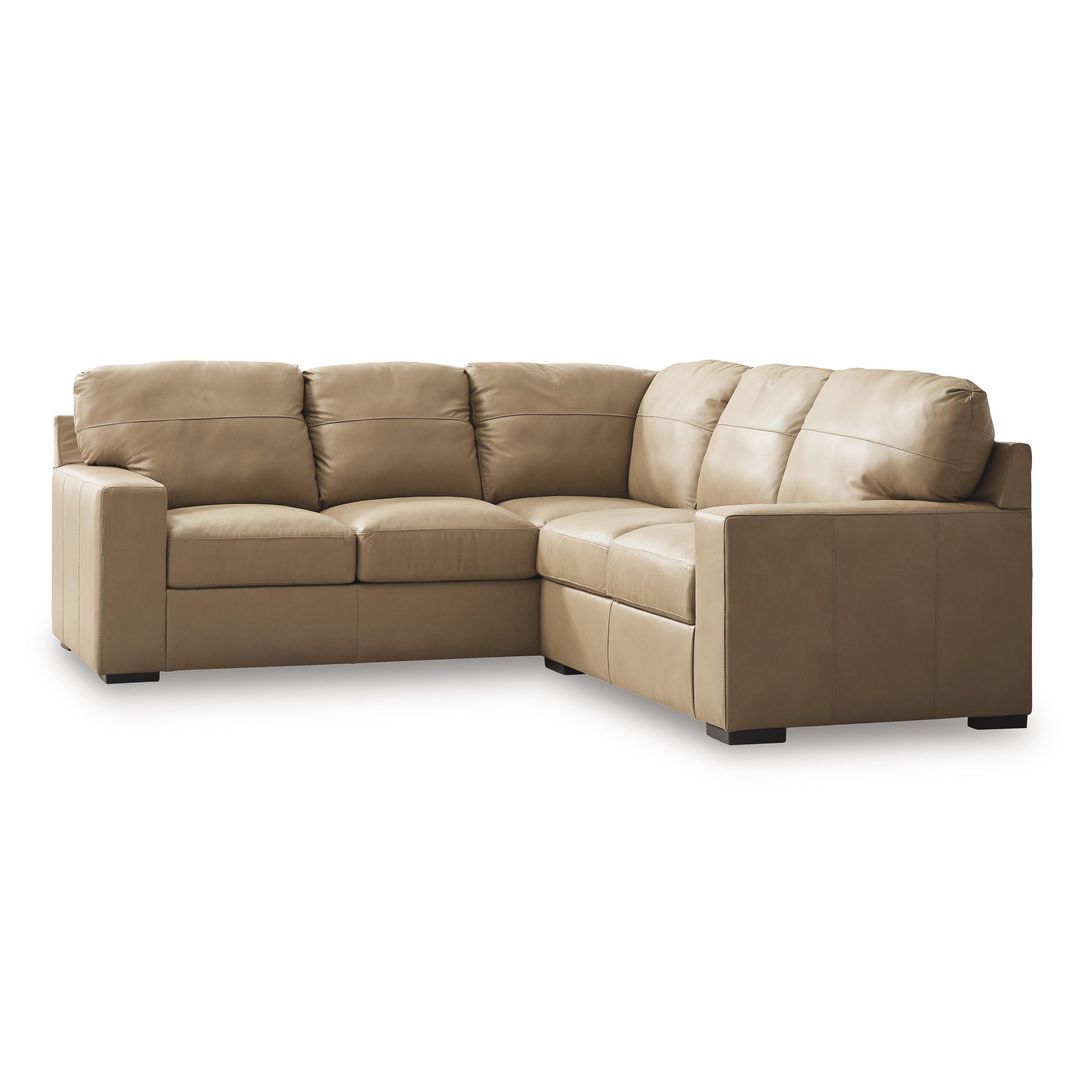 Signature Design by Ashley Bandon Leather Match 2 pc Sectional 3800648 American Furniture of Slidell