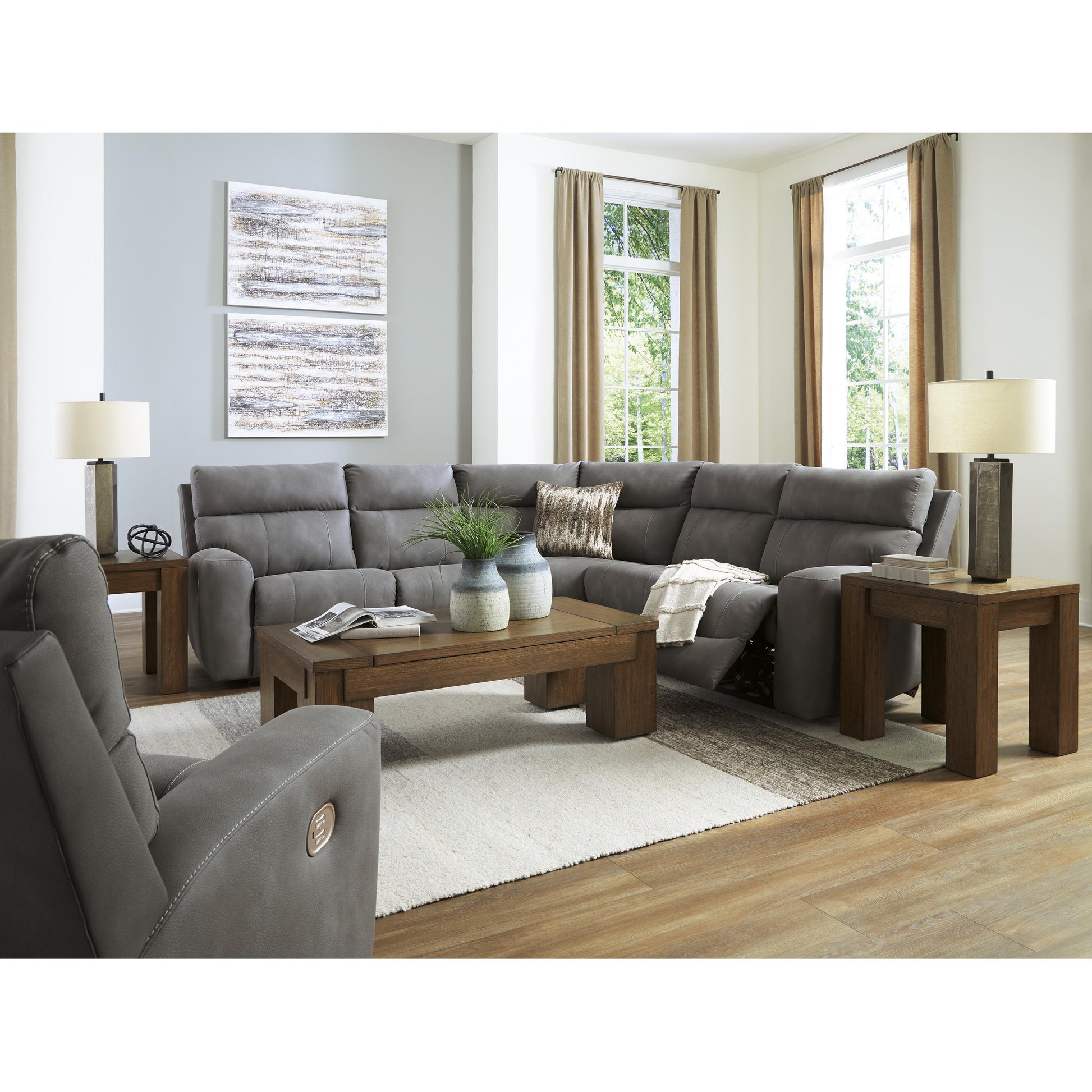 Signature Design by Ashley Next-Gen DuraPella Power Reclining 5 pc Sectional 6100331/6100346/6100358/6100362/6100377 IMAGE 8