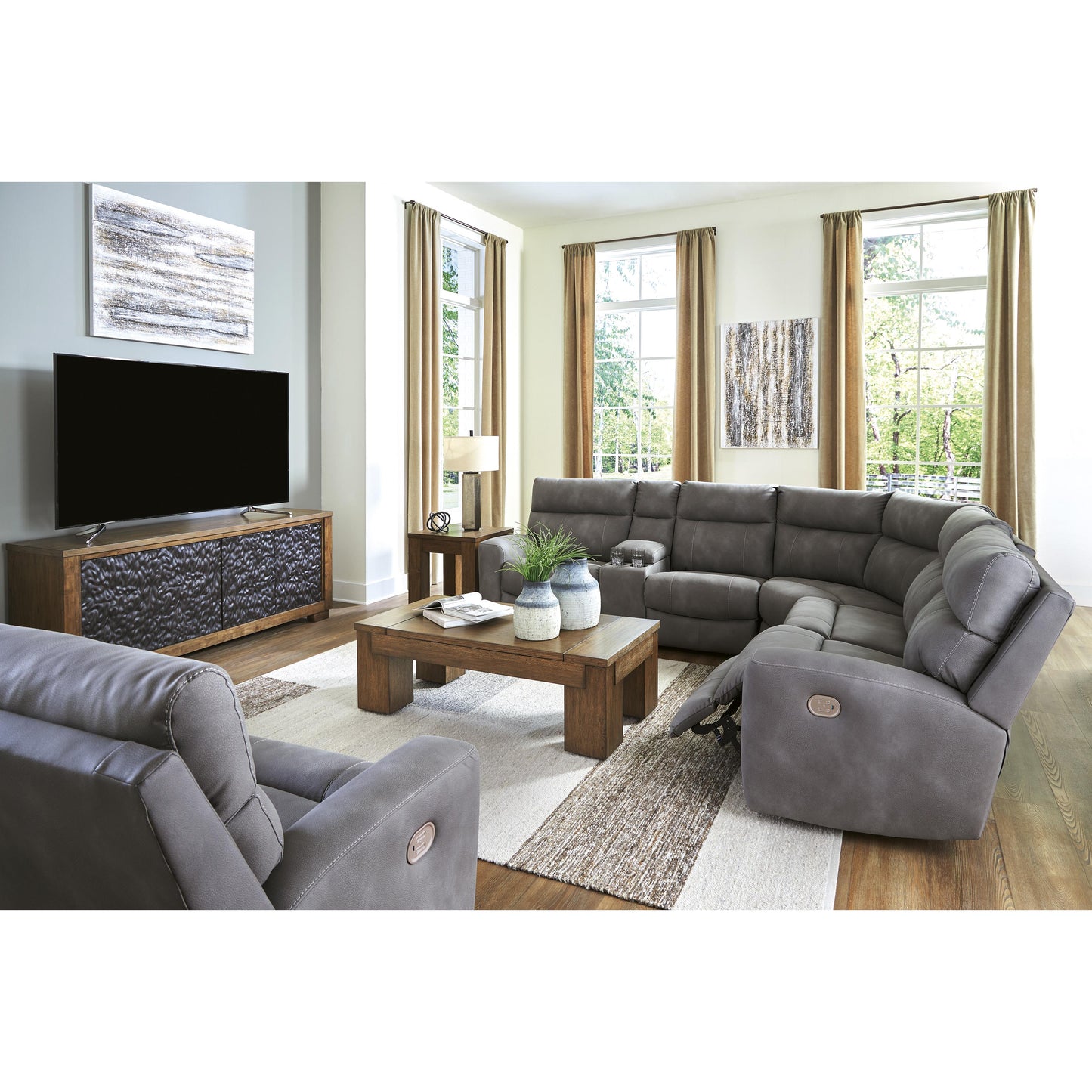 Signature Design by Ashley Next-Gen DuraPella Power Reclining 6 pc Sectional 6100358/6100357/6100331/6100377/6100346/6100362 IMAGE 10