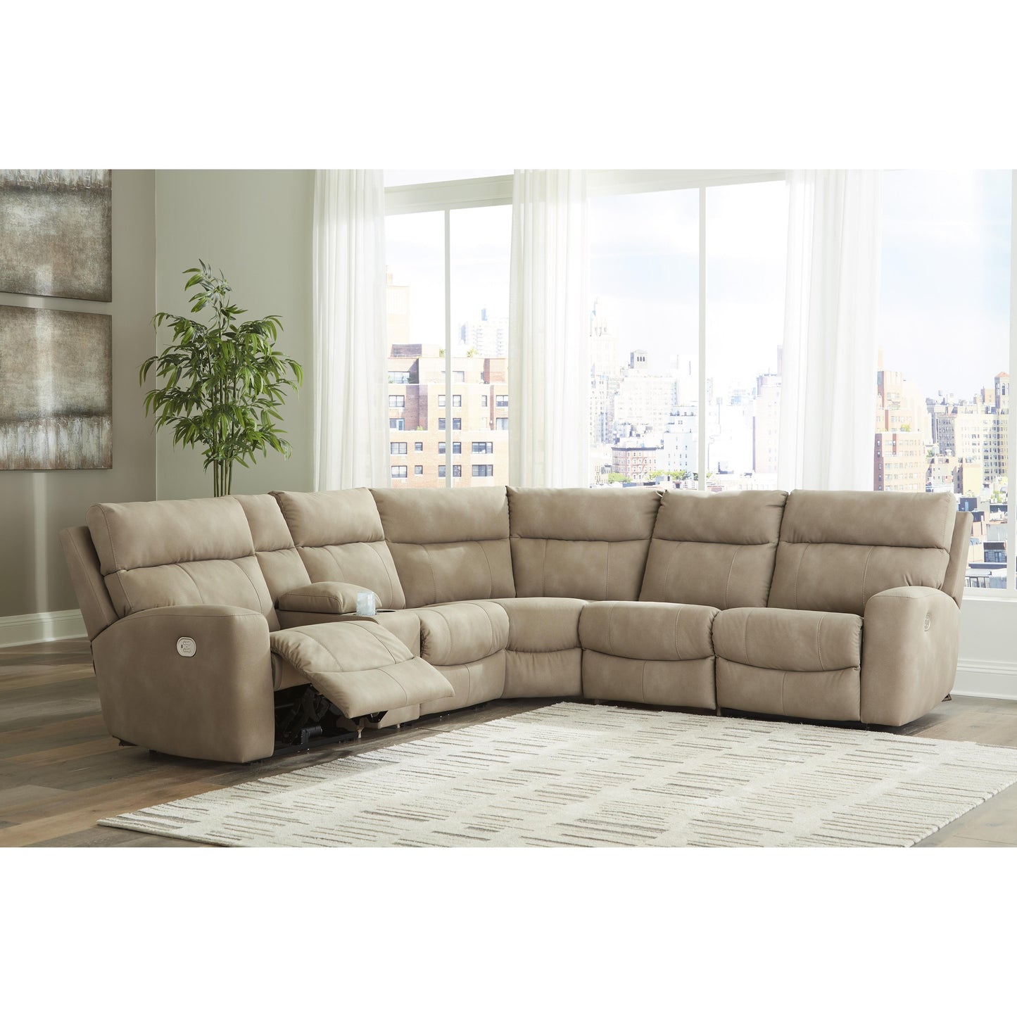 Signature Design by Ashley Next-Gen DuraPella Power Reclining 6 pc Sectional 6100458/6100457/6100431/6100477/6100446/6100462 IMAGE 4