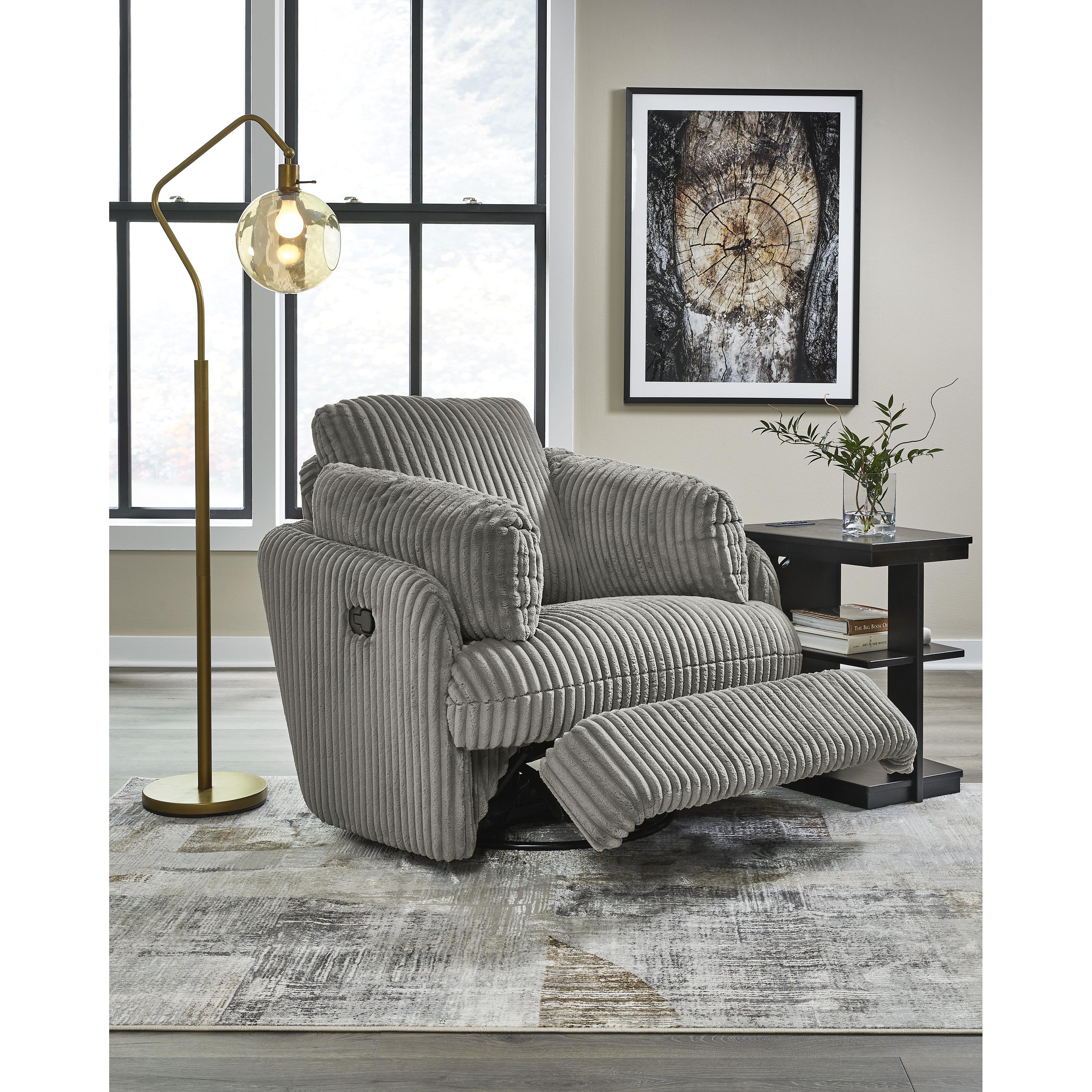 Signature Design by Ashley Tie-Breaker Swivel Glider Recliner 9490361 IMAGE 8