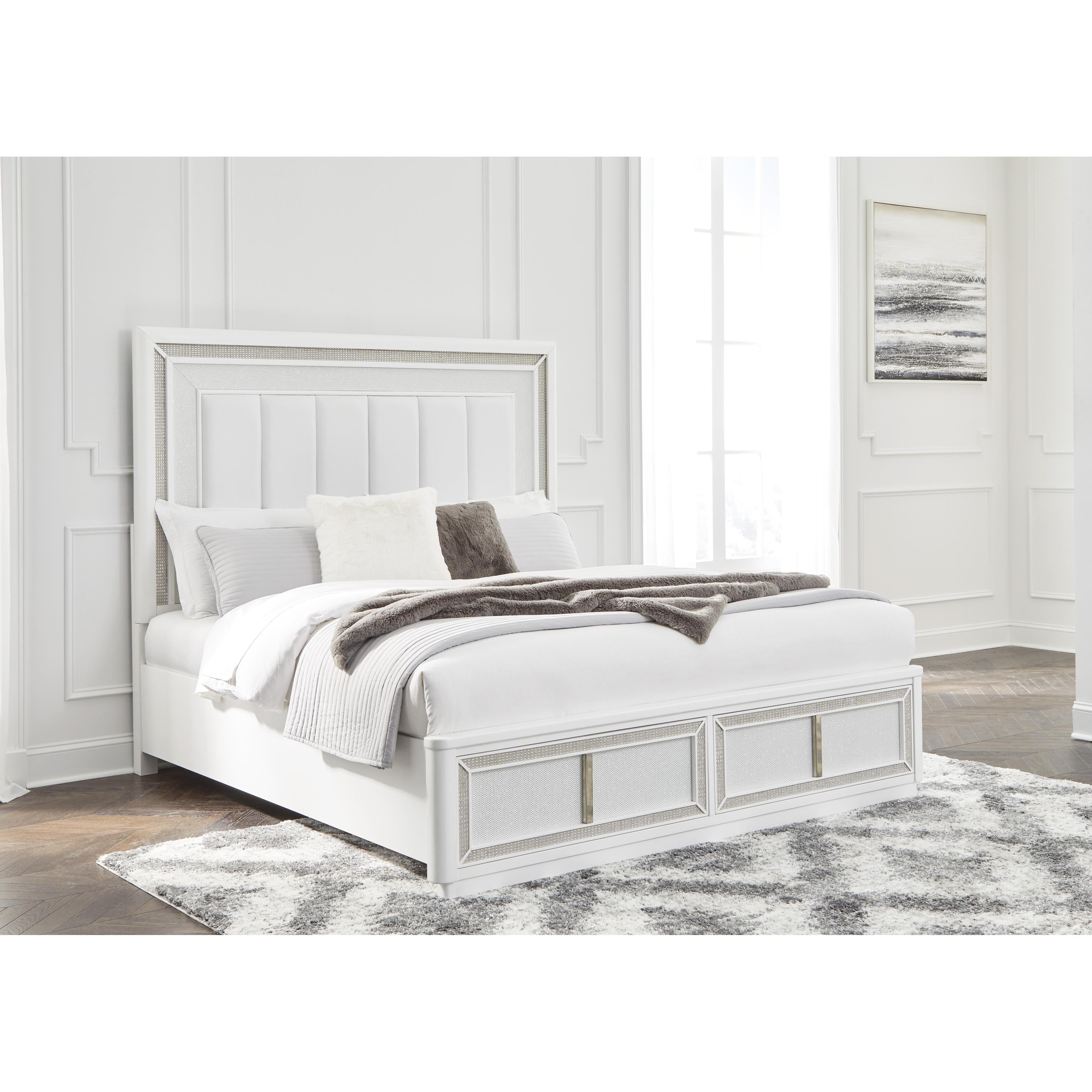 Signature Design by Ashley Chalanna Queen Upholstered Bed with Storage B822-57/B822-54S/B822-97 IMAGE 6