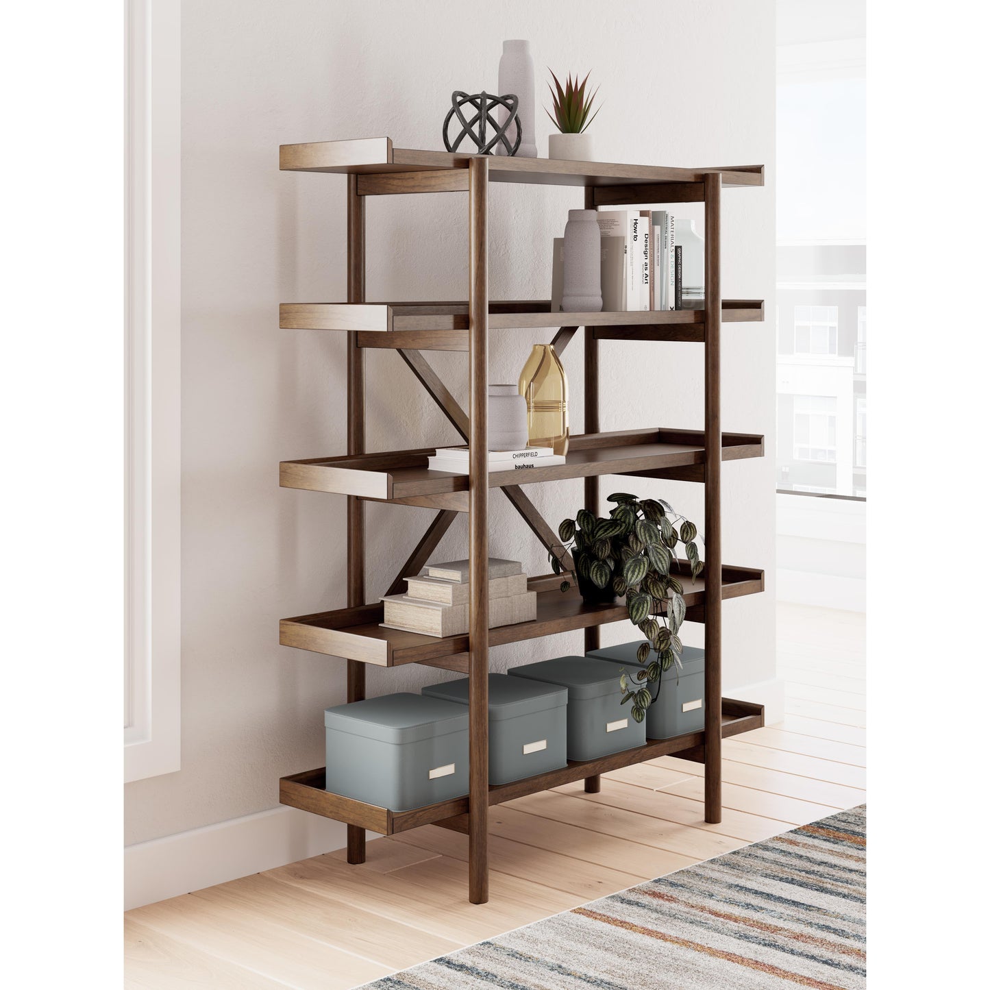 Signature Design by Ashley Bookcases 5+ Shelves H615-70 IMAGE 6