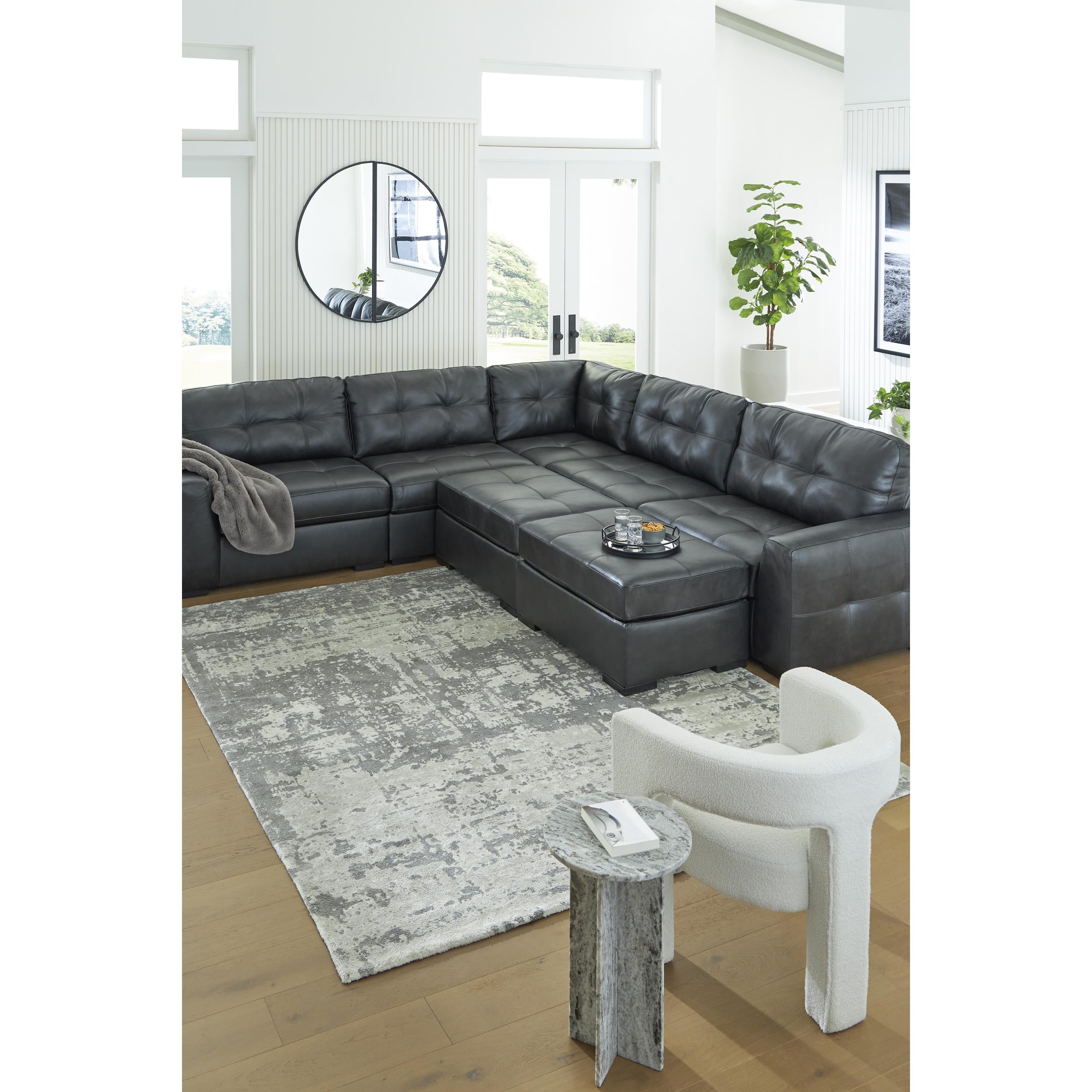 Ashley leather ottoman coffee table online