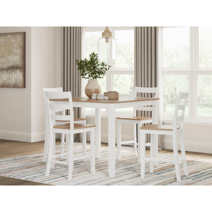 Signature Design by Ashley Gesthaven 5 pc Counter Height Dinette D398-223 IMAGE 3