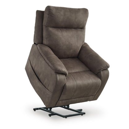 Signature Design by Ashley Crestmeade Fabric Lift Chair with Heat and Massage 1350412 IMAGE 3