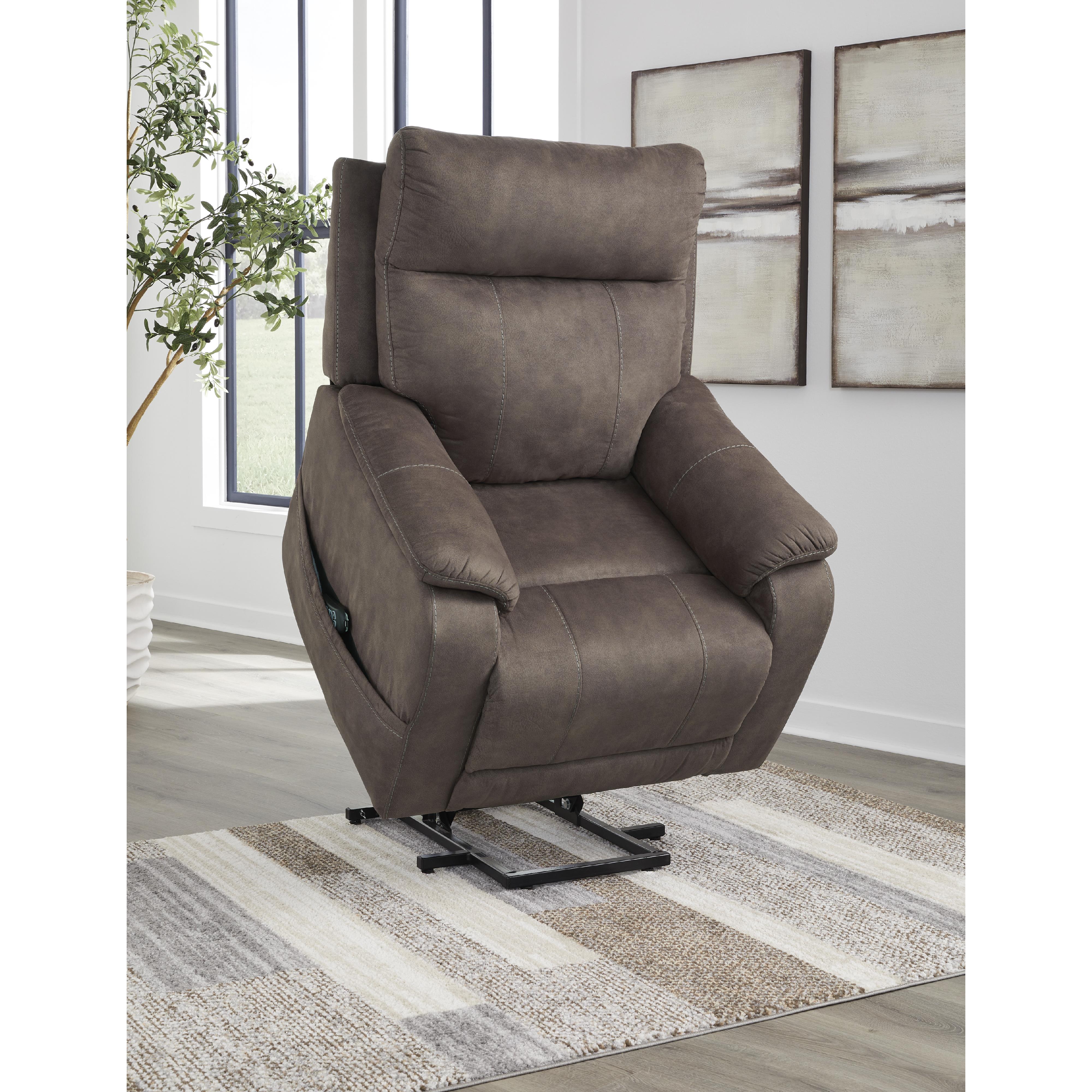 Signature Design by Ashley Crestmeade Fabric Lift Chair with Heat and Massage 1350412 IMAGE 9