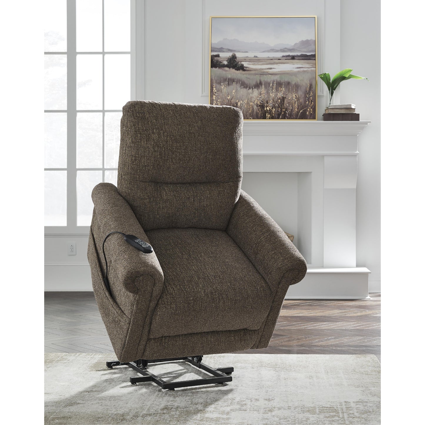 Signature Design by Ashley Aureta Fabric Lift Chair with Heat and Massage 1790212 IMAGE 9