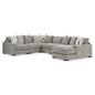 Benchcraft Aslan Court 6 pc Sectional 2030564/2030546/2030577/2030546/2030546/2030517 IMAGE 1