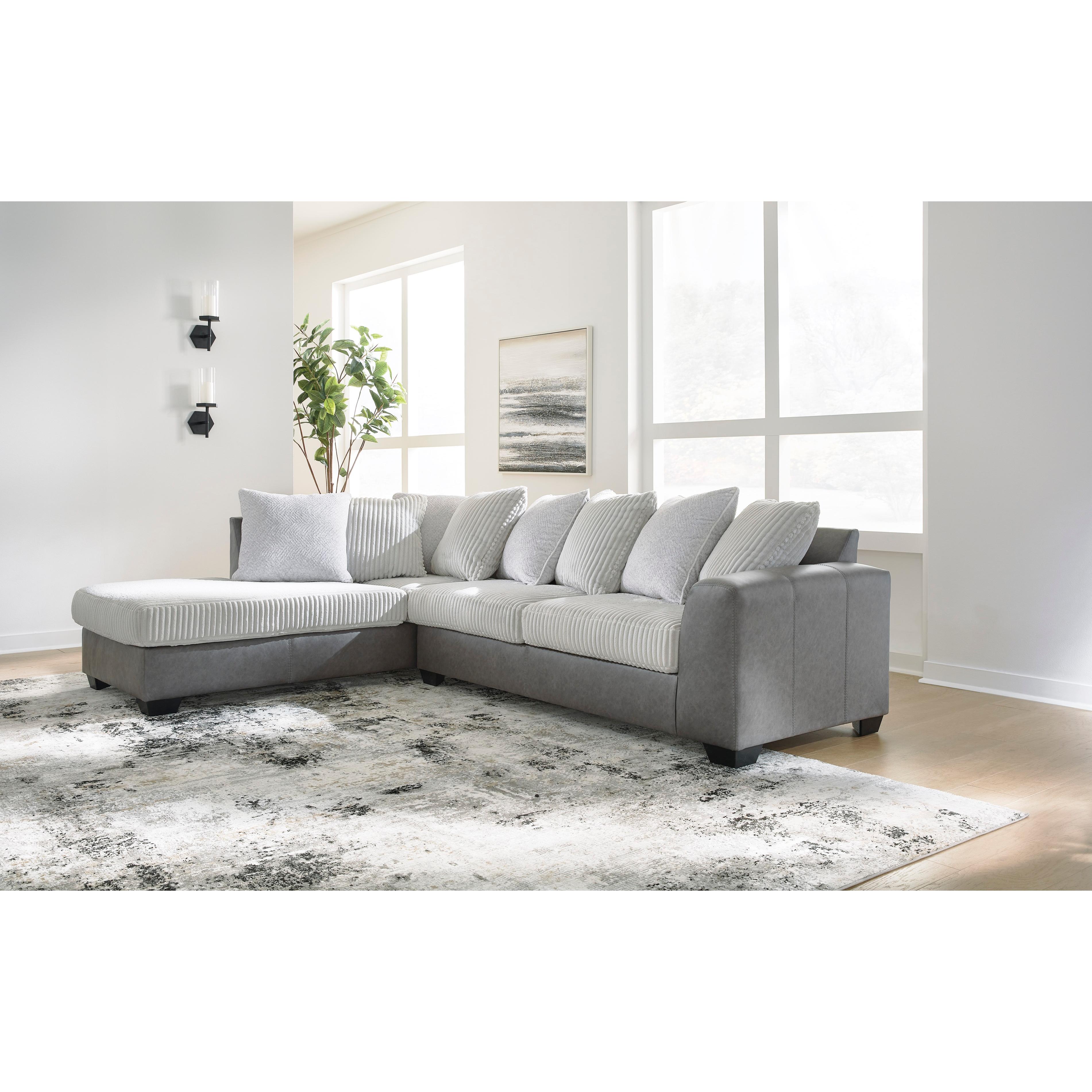 Benchcraft Clairette Court 2 pc Sectional 3150316/3150367 IMAGE 2