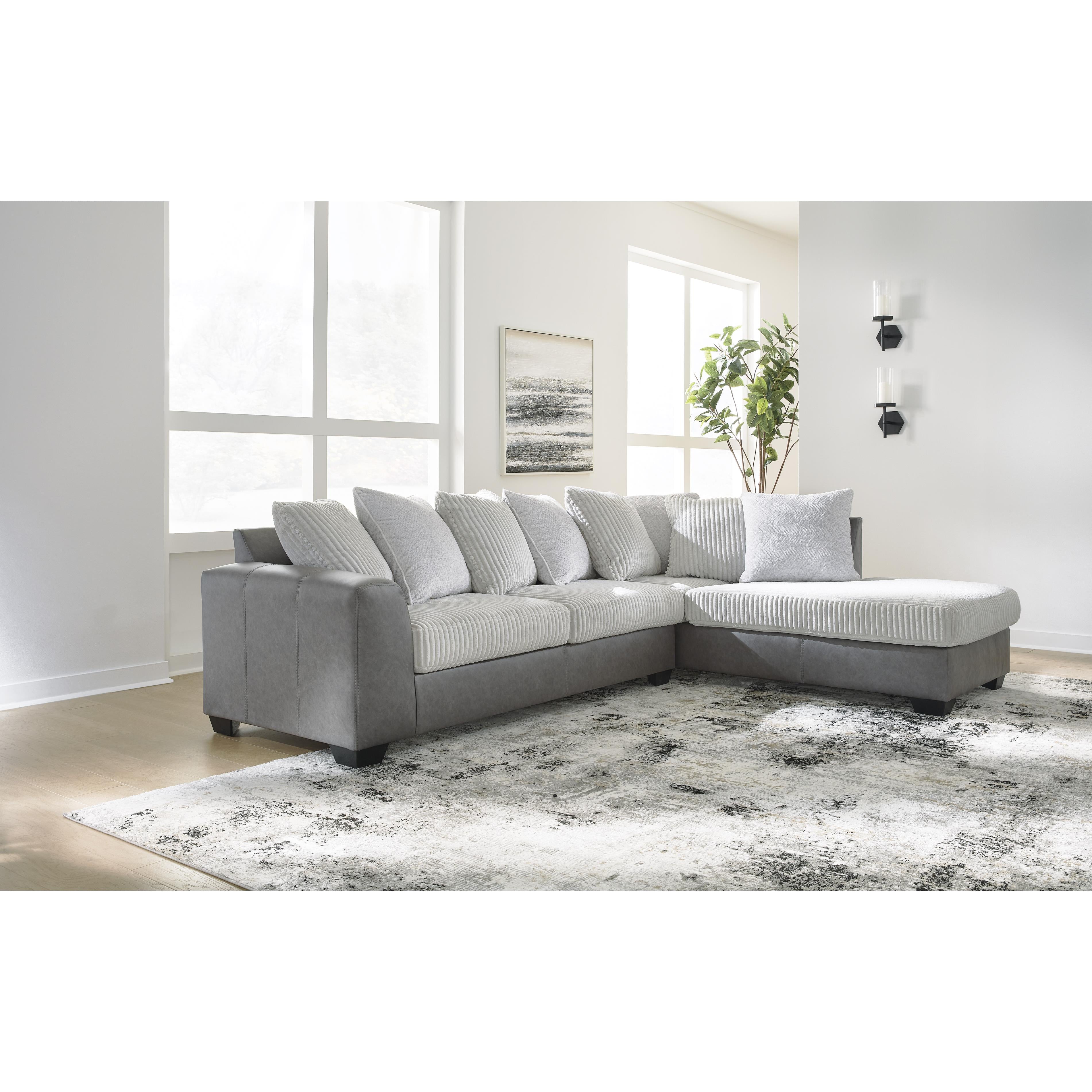 Benchcraft Clairette Court 2 pc Sectional 3150366/3150317 IMAGE 2