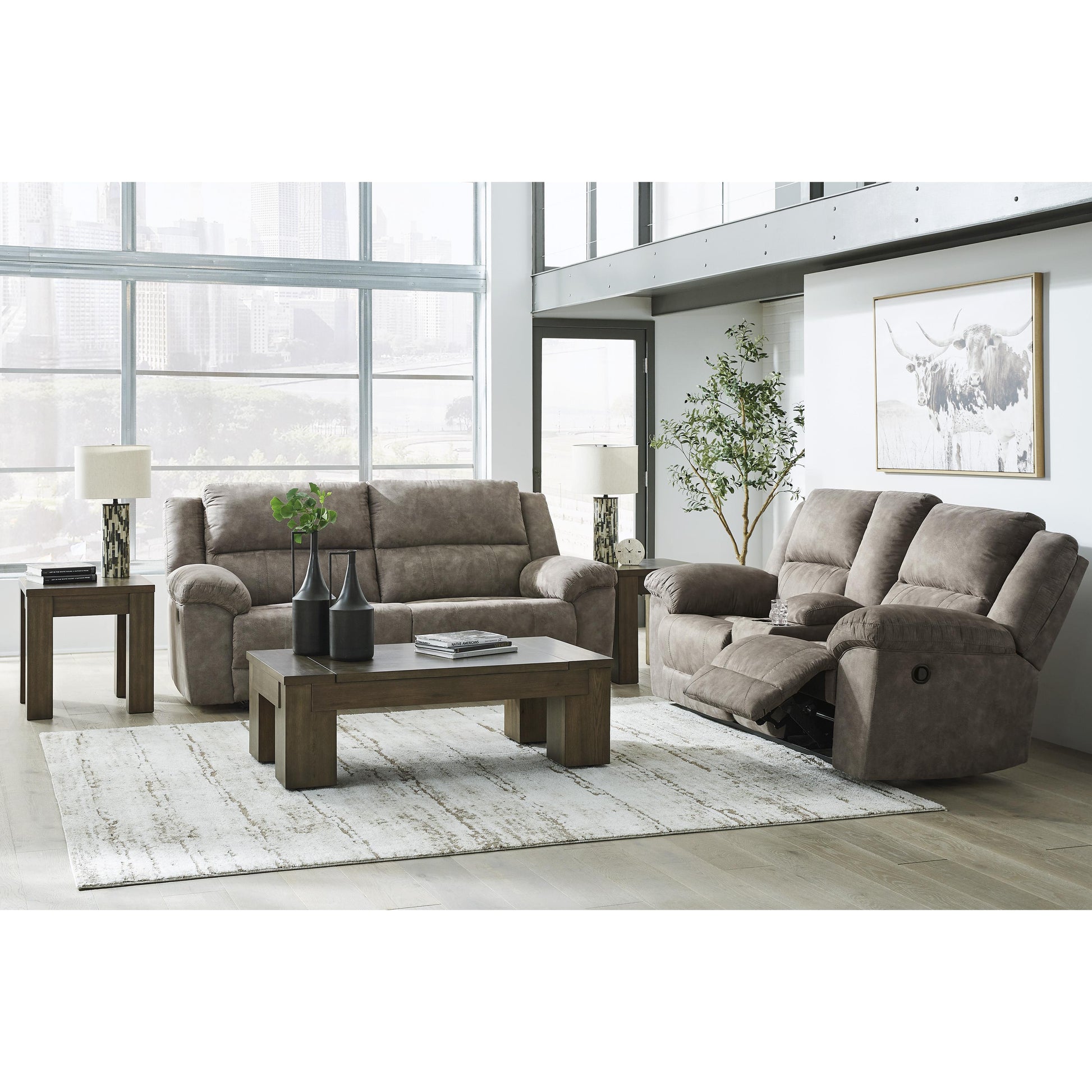 Signature Design by Ashley Laresview Reclining Fabric Sofa 3720381 IMAGE 12