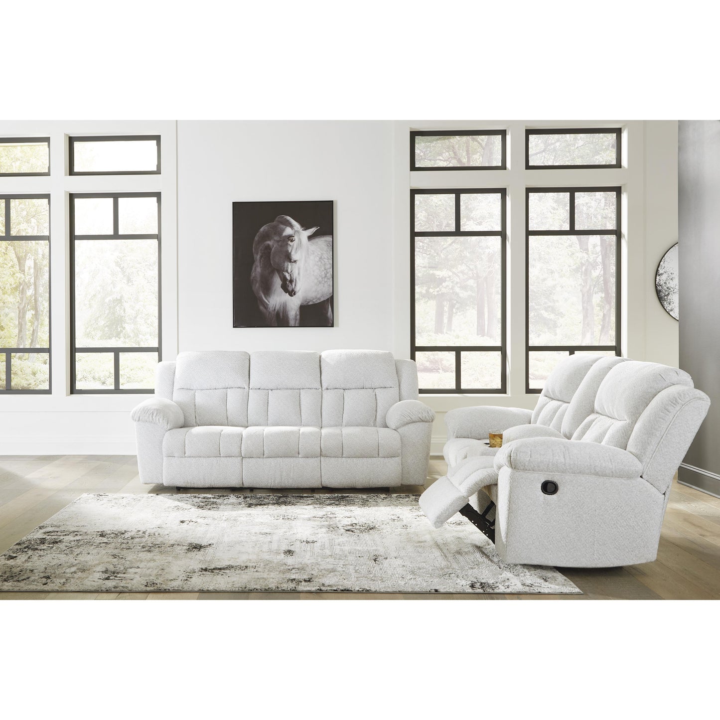 Signature Design by Ashley Frohn Reclining Fabric Sofa 3740588 IMAGE 8