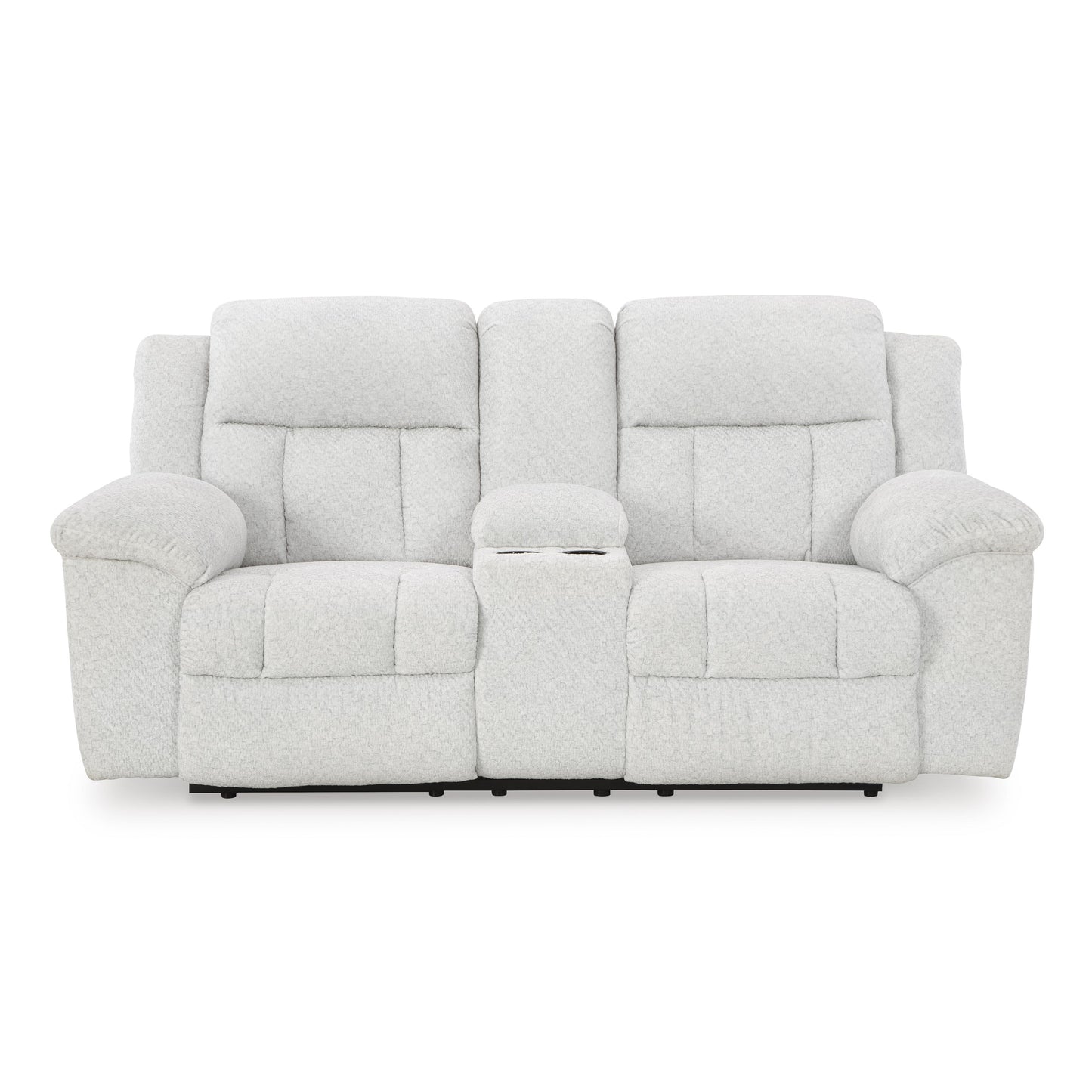 Signature Design by Ashley Frohn Reclining Fabric Loveseat with Console 3740594 IMAGE 3