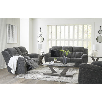 Signature Design by Ashley Frohn Reclining Fabric Loveseat with Console 3740694 IMAGE 14