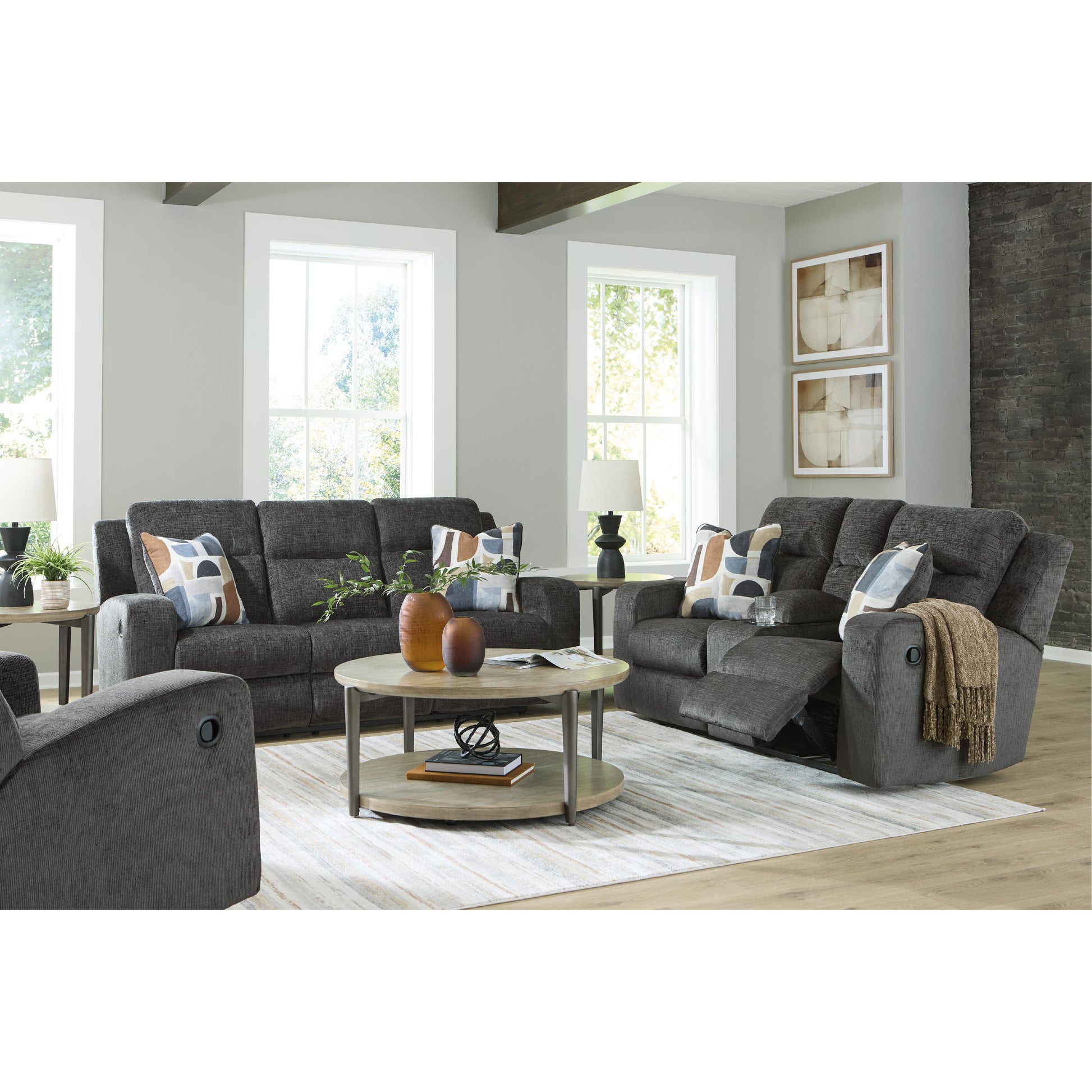 Signature Design by Ashley Kanlow Reclining Loveseat with Console 3860794 IMAGE 8