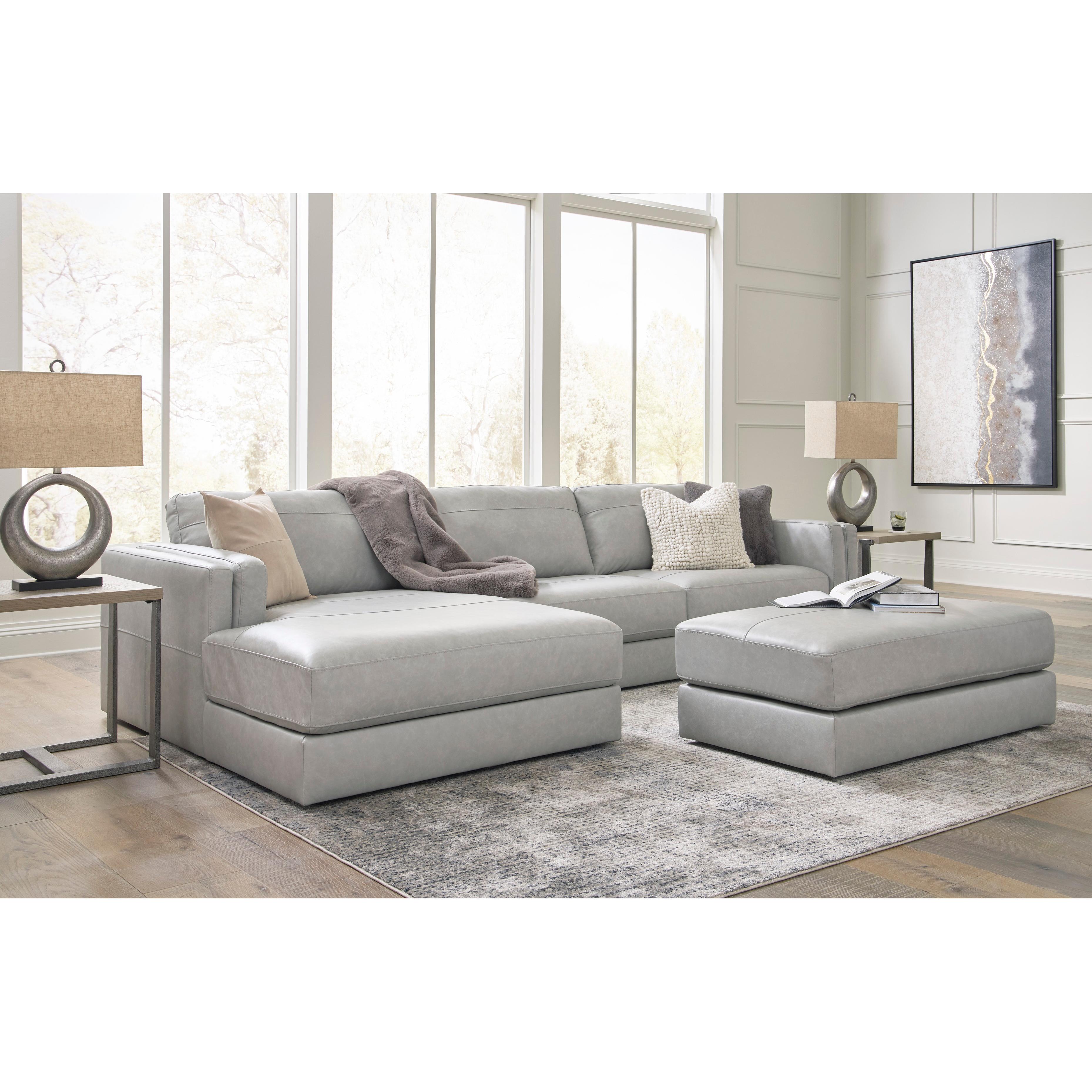 Signature Design by Ashley Amiata Leather Match 2 pc Sectional 5740416/5740467 IMAGE 10