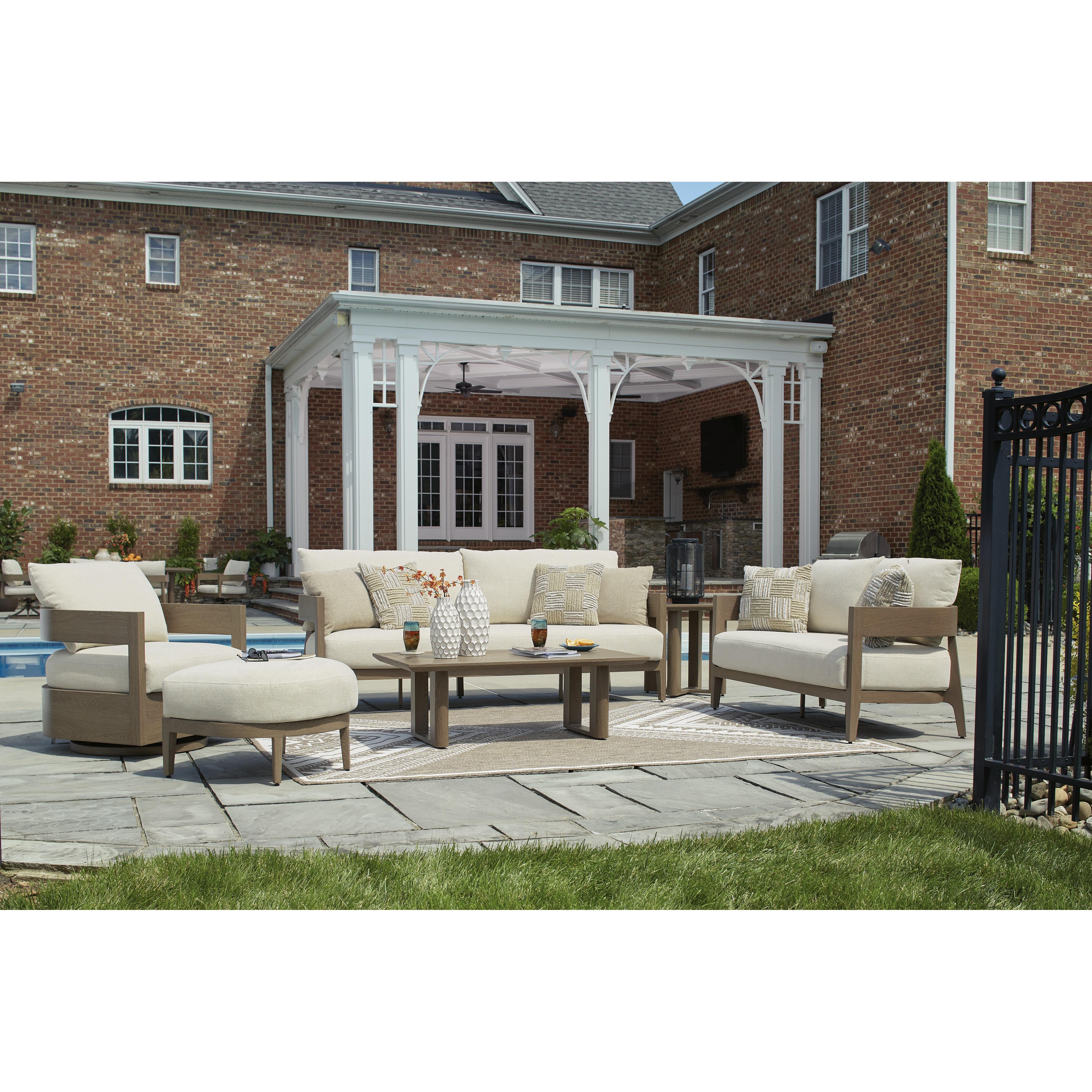 Signature Design by Ashley Outdoor Seating Ottomans P671-814 IMAGE 9