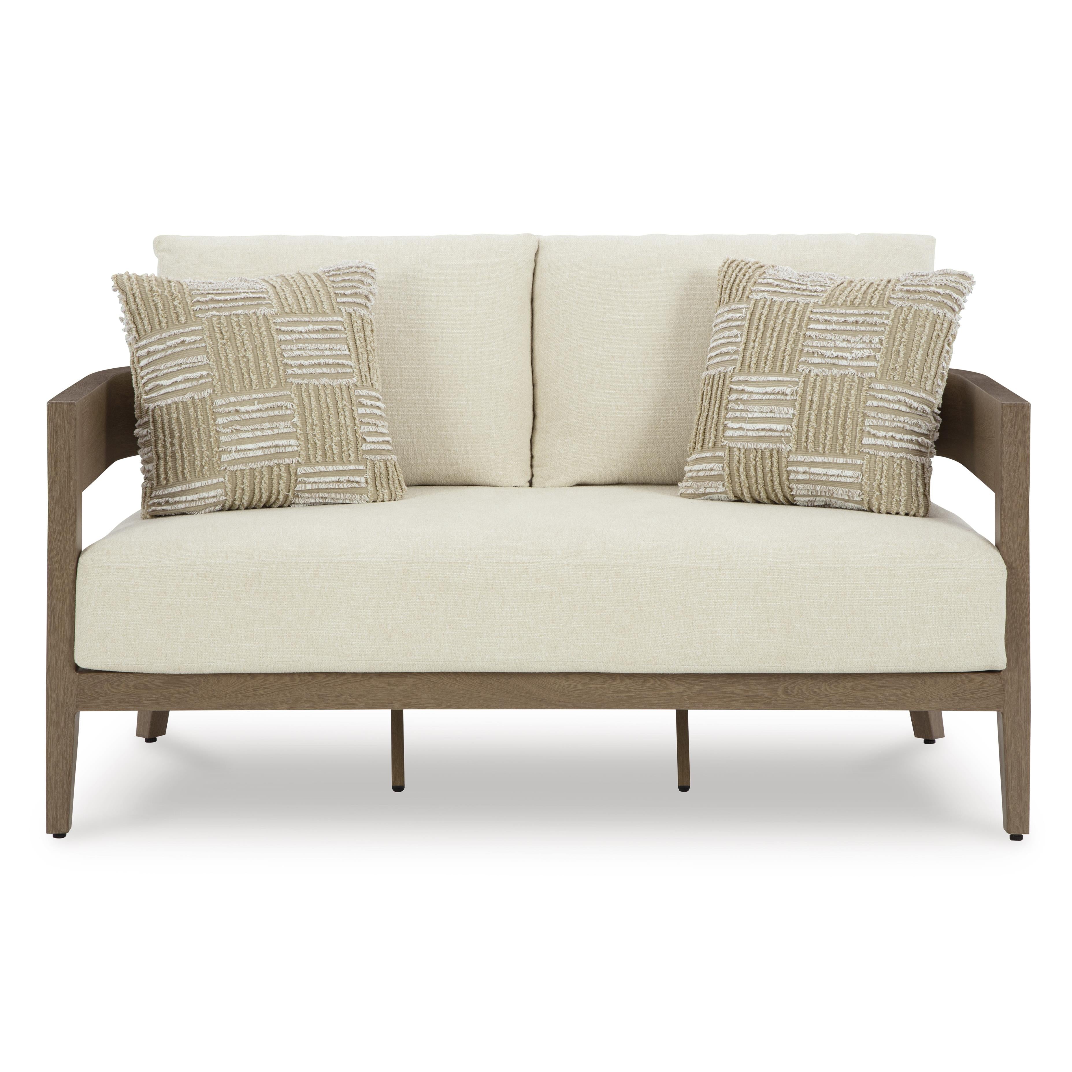 Signature Design by Ashley Outdoor Seating Loveseats P671-835 IMAGE 2