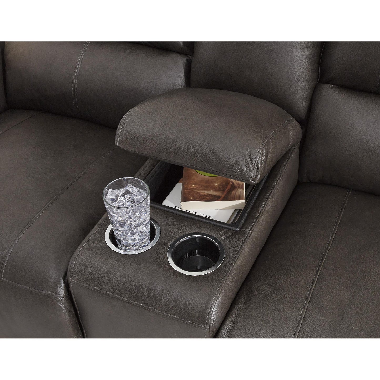 Signature Design by Ashley Boxmere Power Reclining Loveseat with Console U1310096 IMAGE 7