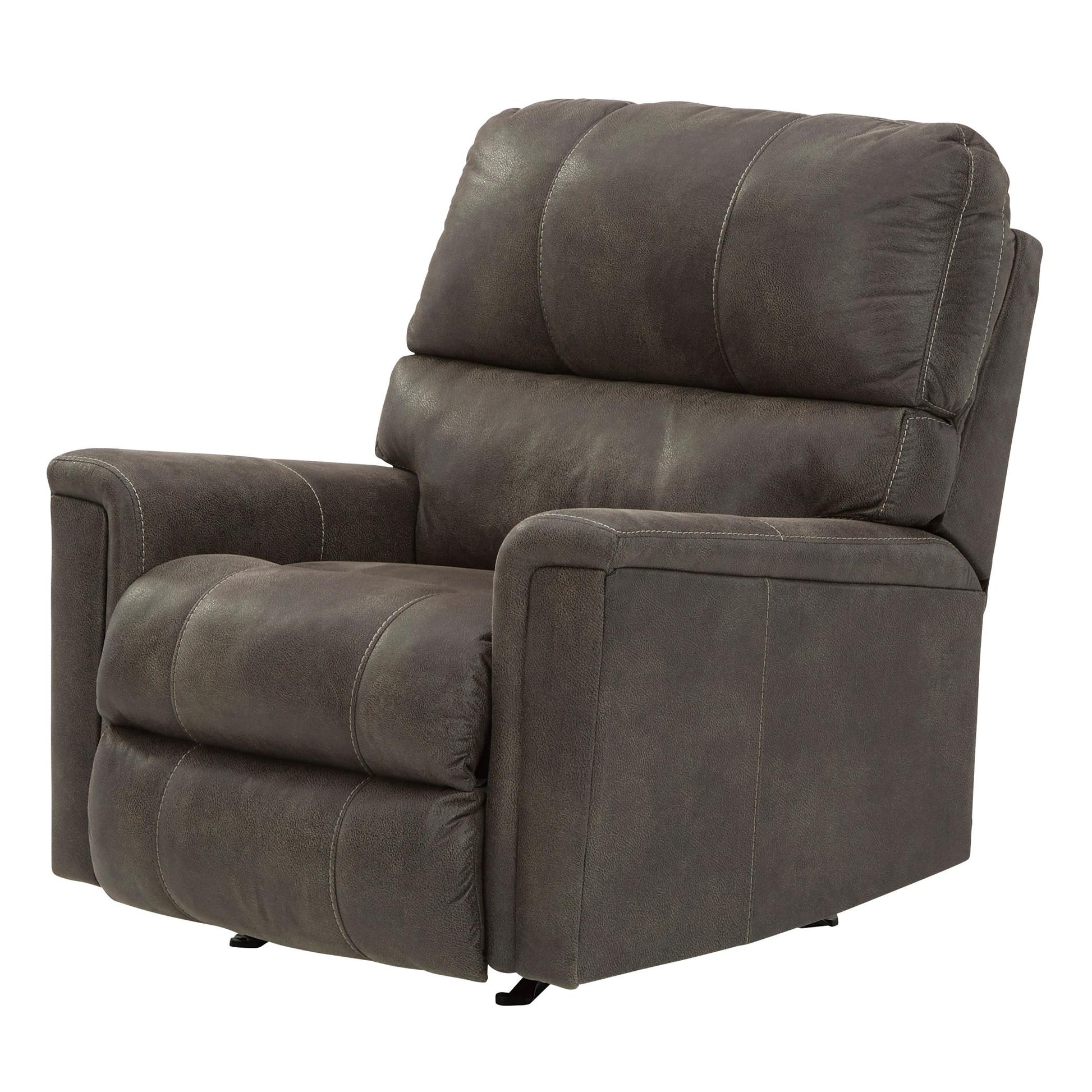 Signature Design by Ashley Navi Rocker Leather Look Recliner 9400225C IMAGE 3